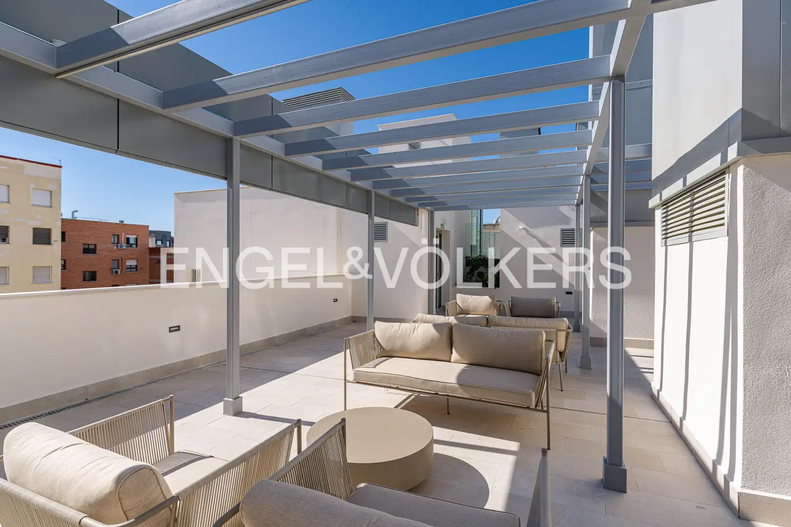 Terrace of Flat for rent in Madrid  with Air Conditioner, Heating and Swimming Pool