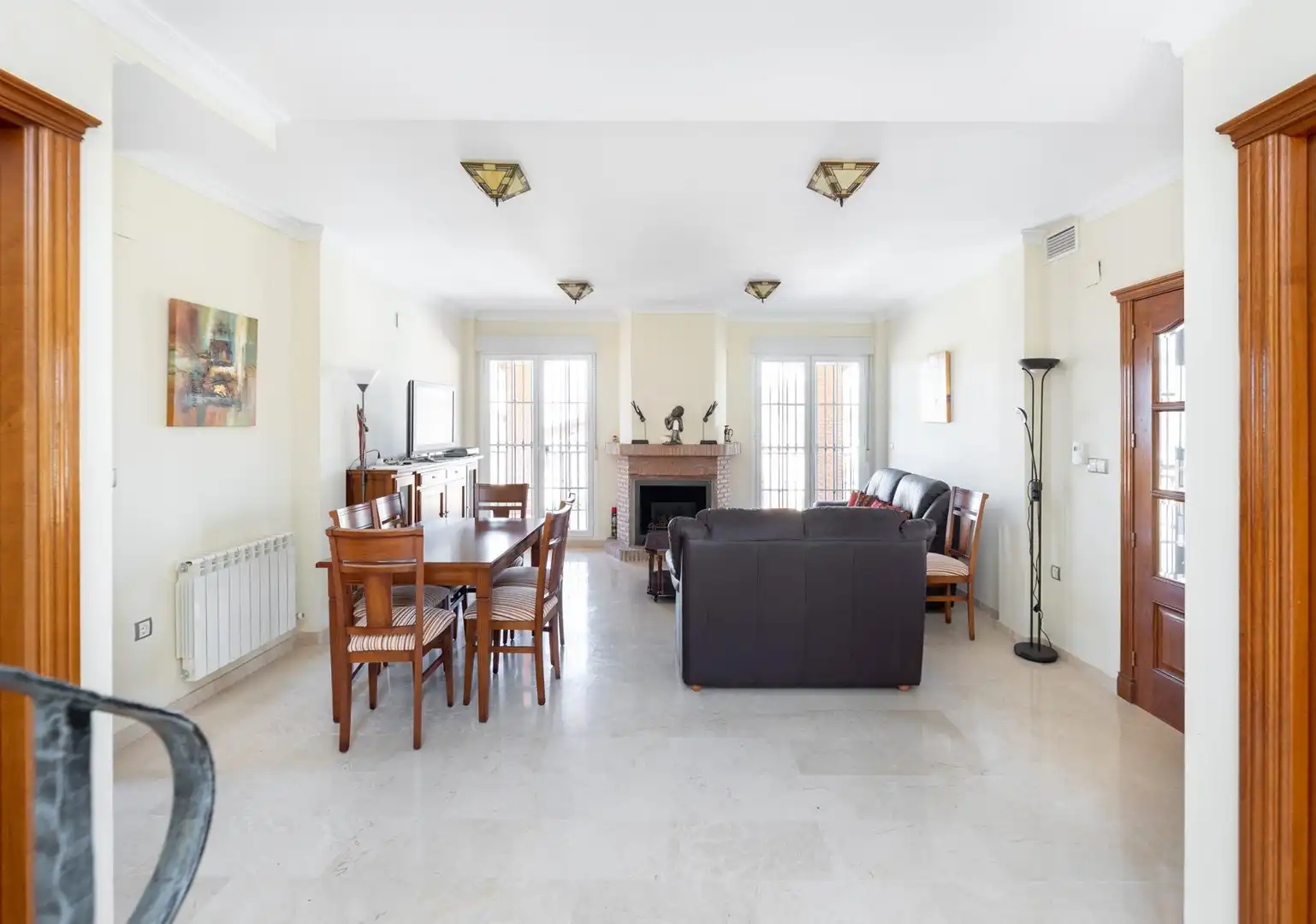 Sala d'estar de Casa o xalet en venda en Dílar amb Aire condicionat, Calefacció i Jardí privat