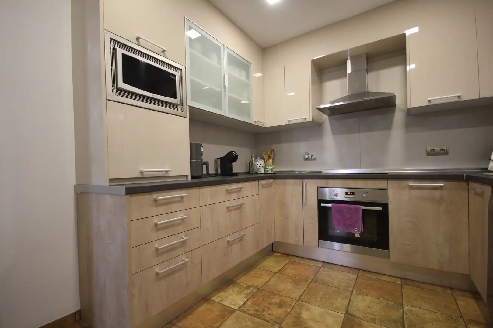 Cocina de Casa o chalet en venta en La Nucia con Aire acondicionado, Calefacción y Jardín privado