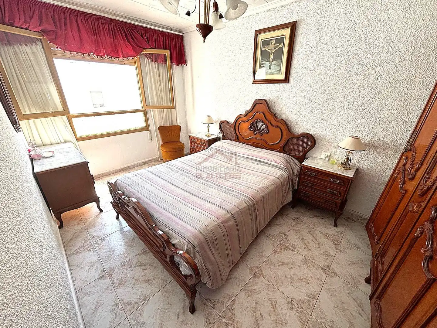 Bedroom of Flat for sale in Elche / Elx  with Furnished, Oven and Balcony