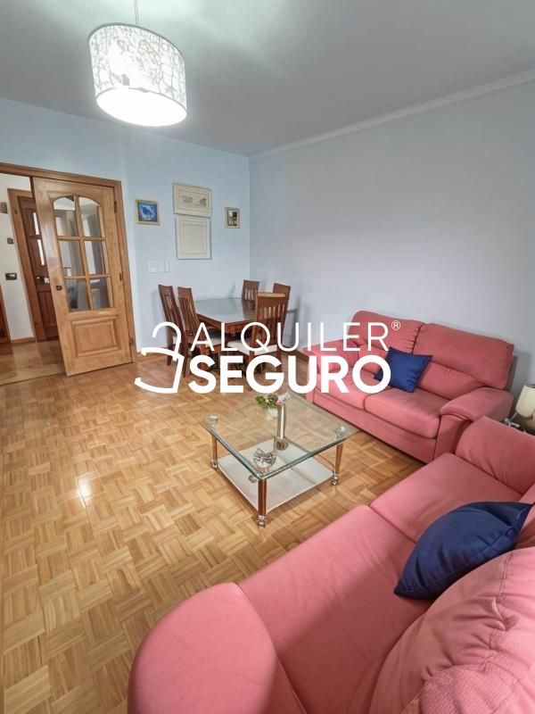 Living room of Flat to rent in  Madrid Capital  with Air Conditioner, Heating and Terrace
