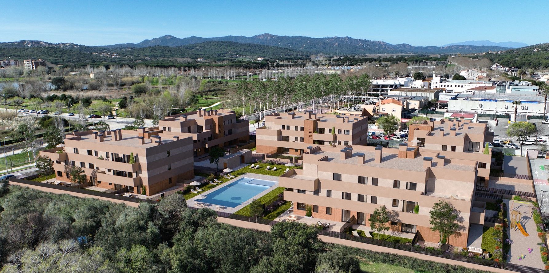 Vista exterior de Pis en venda en Castell d'Aro, Platja d'Aro i s'Agaró amb Aire condicionat, Calefacció i Terrassa