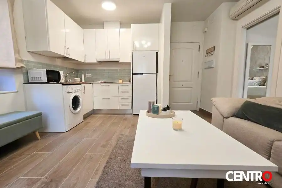 Cuina de Apartament de lloguer en Granada amb Aire condicionat
