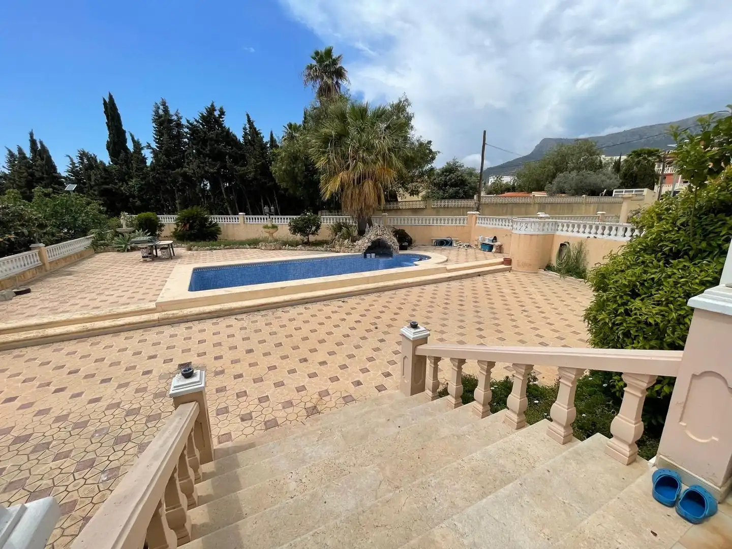 Exterior view of Houses for sale in Calpe / Calp  with Air Conditioner, Private garden and Terrace