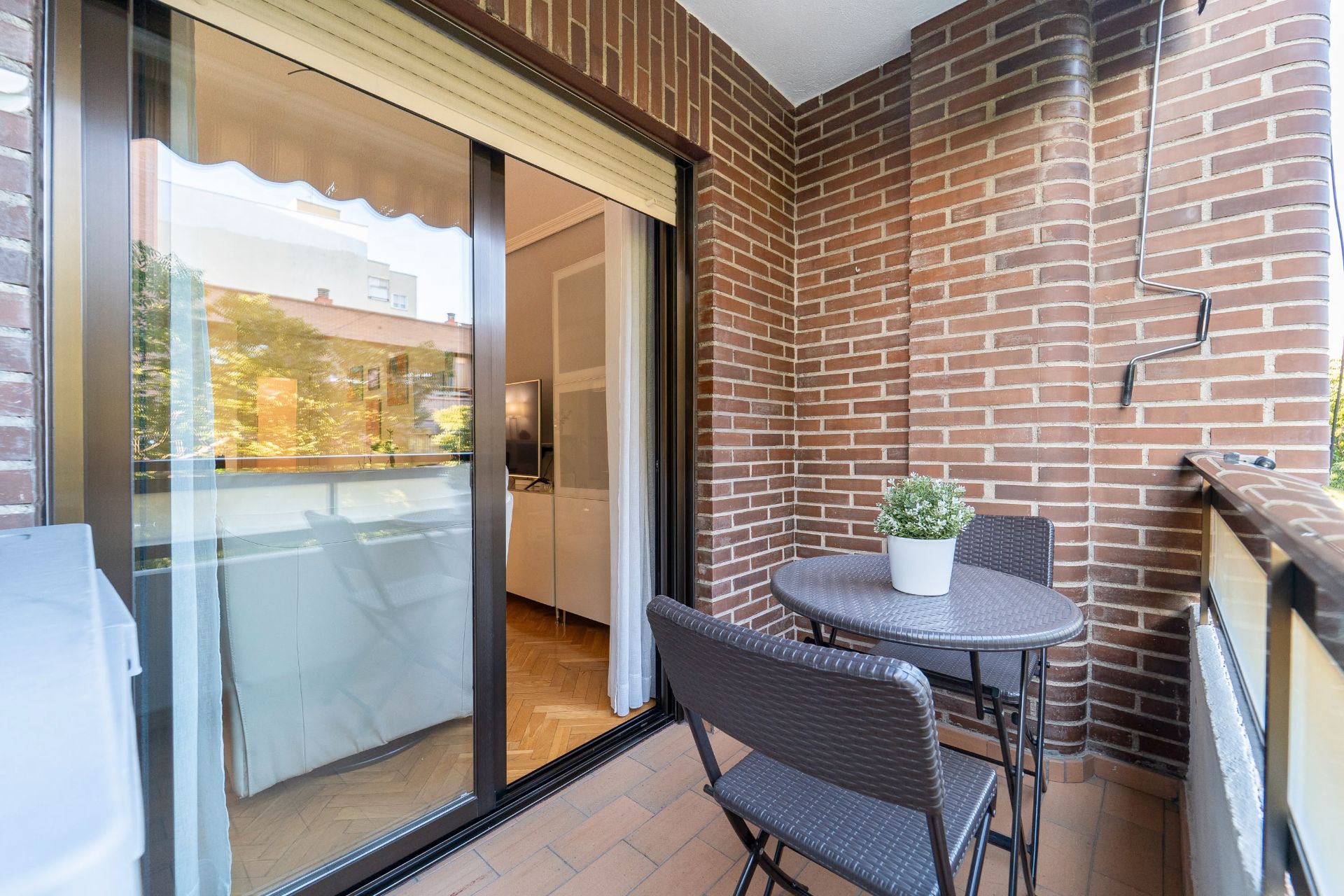 Balcony of Flat for sale in Móstoles  with Air Conditioner, Heating and Terrace