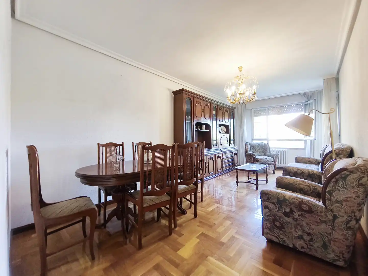 Dining room of Flat for sale in  Logroño  with Heating, Parquet flooring and Terrace