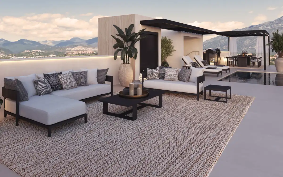 Terraza de Casa adosada en venta en Marbella con Terraza, Trastero y Alarma