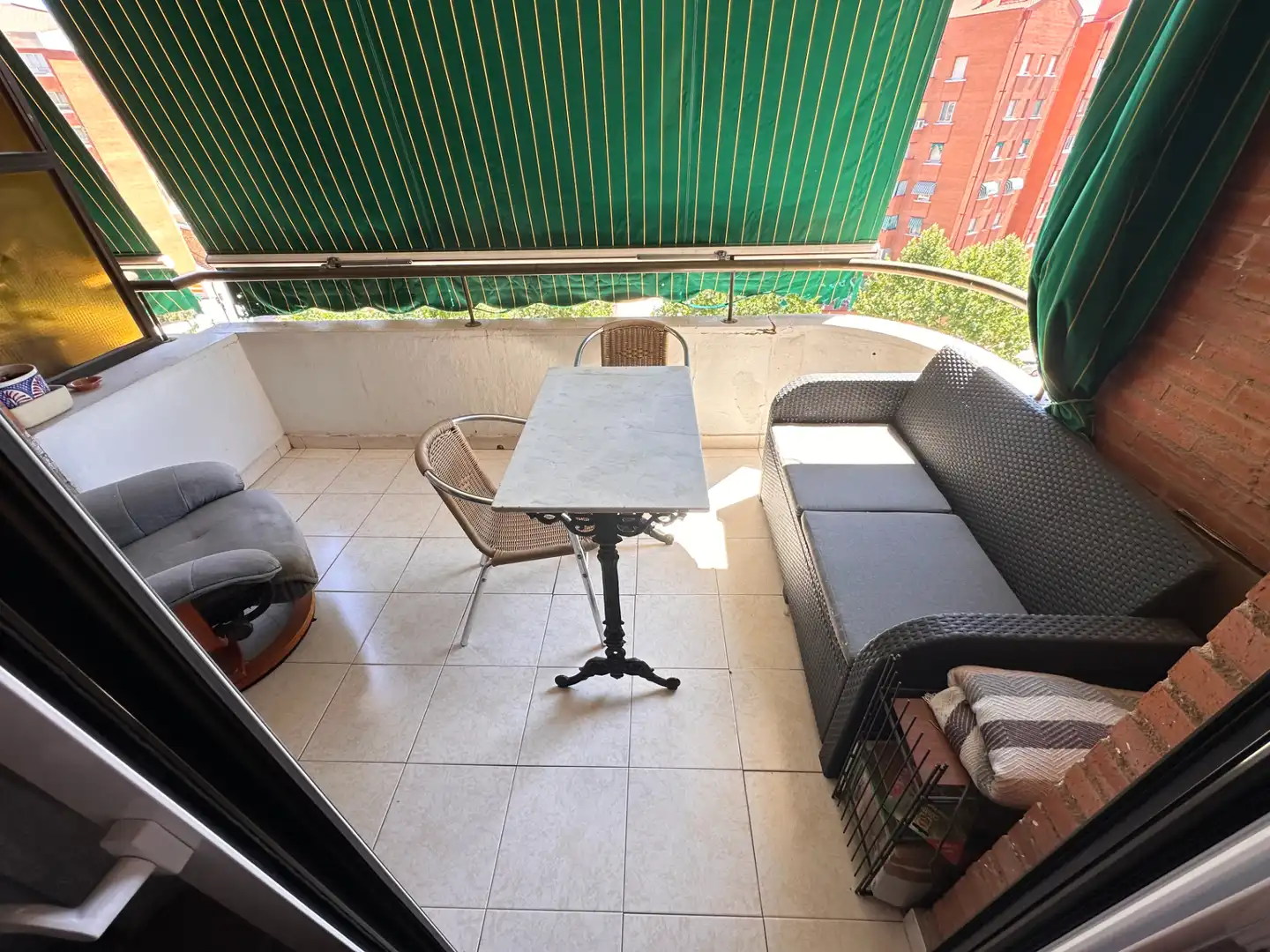 Terrasse von Wohnung zum Verkauf in Cuenca mit Heizung, Parkett und Terrasse