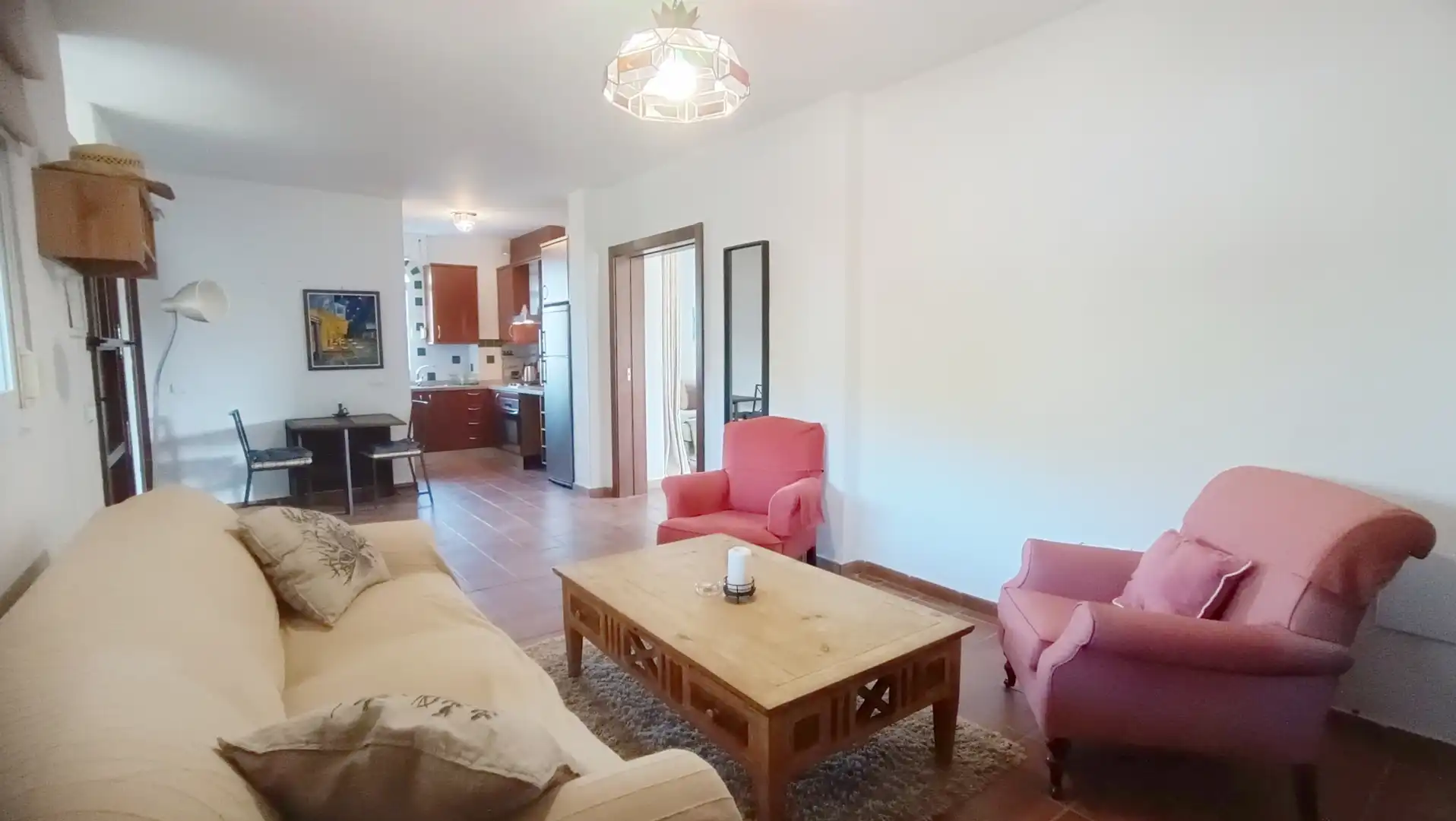 Sala de estar de Finca rústica en venta en Estepona con Aire acondicionado, Calefacción y Jardín privado