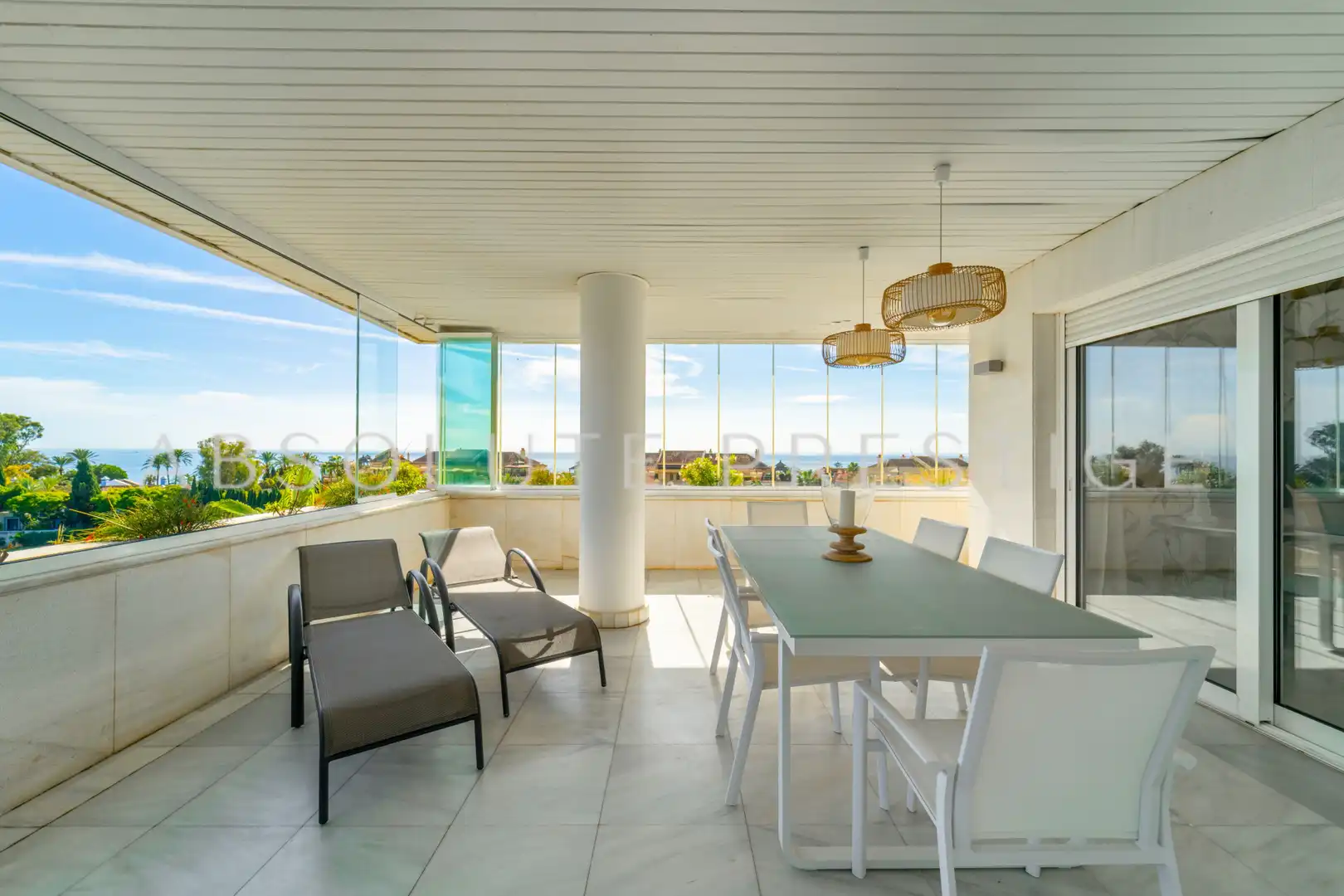 Terrassa de Apartament en venda en Marbella amb Aire condicionat, Terrassa i Piscina