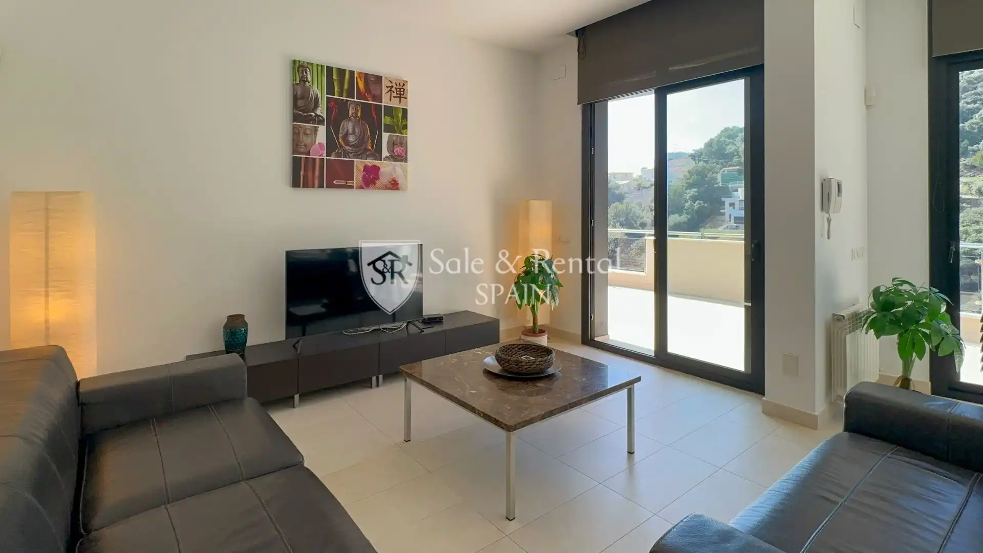 Living room of Houses for sale in Santa Susanna  with Air Conditioner, Heating and Private garden