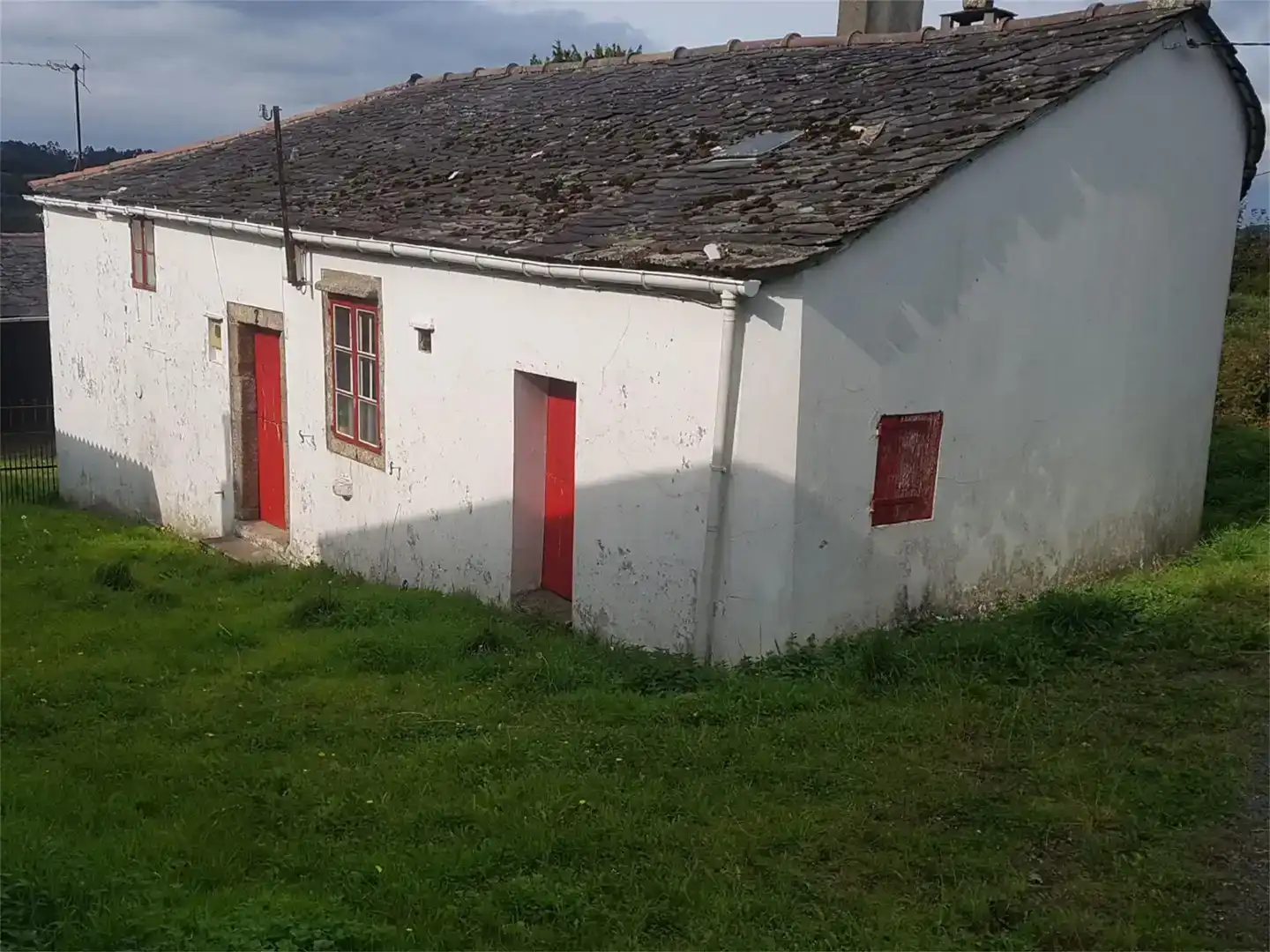 Exterior view of Houses for sale in As Somozas   with Balcony
