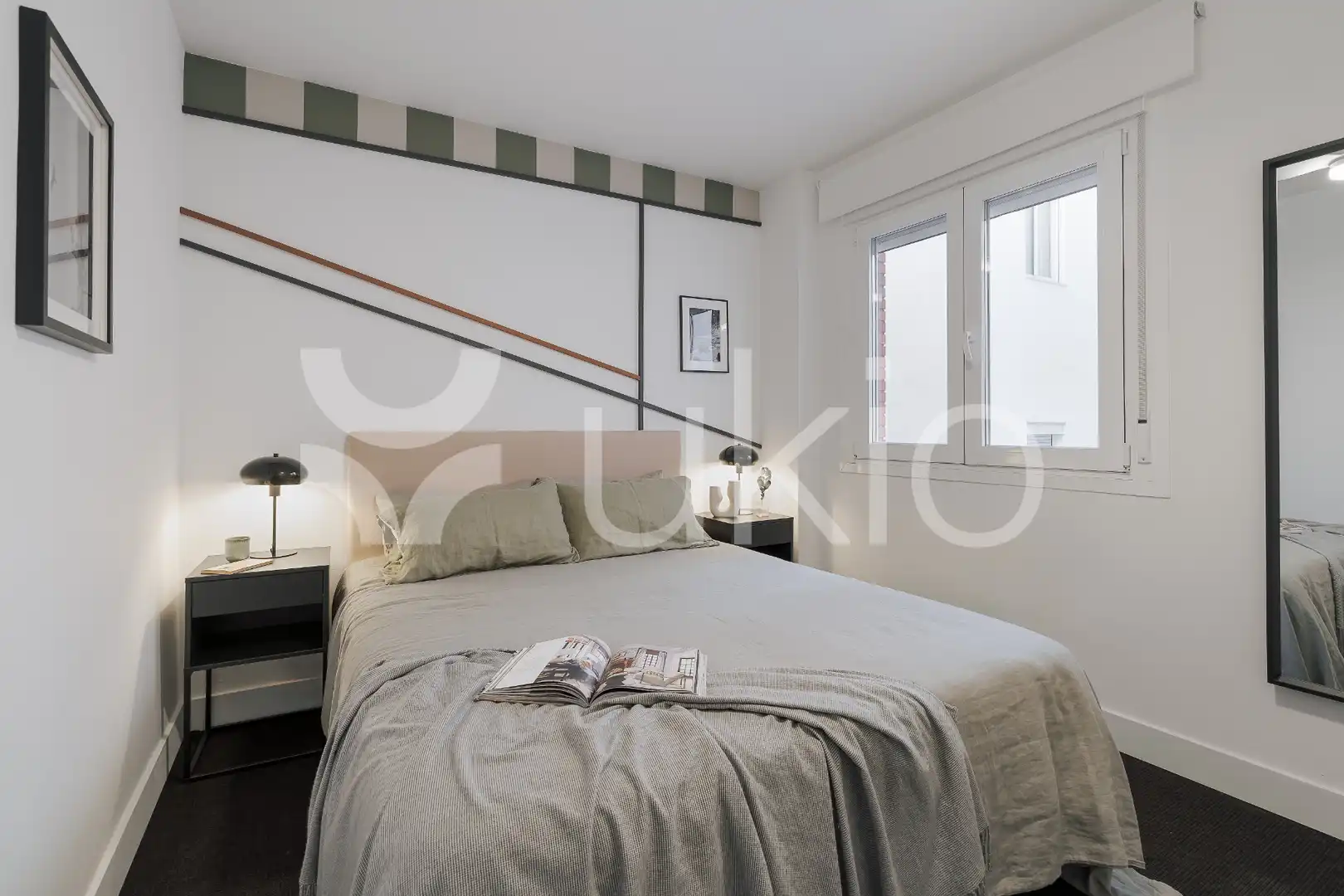Habitación de Apartamento de alquiler en Madrid con Aire acondicionado, Calefacción y Terraza