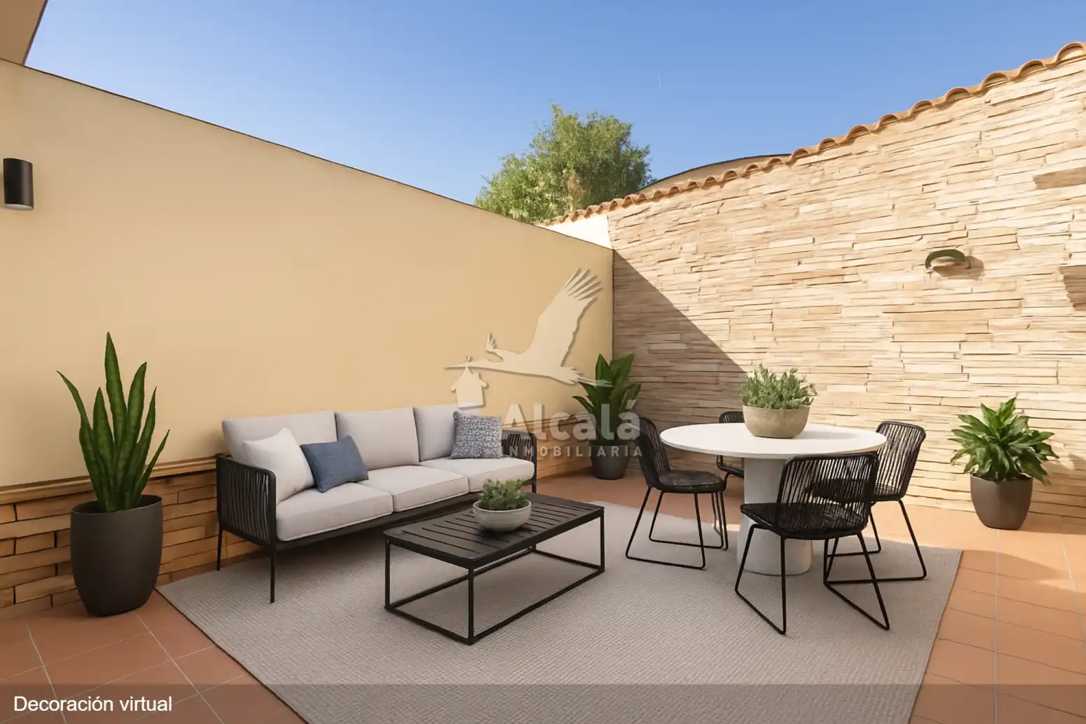 Terraza de Piso en venta en Meco con Calefacción, Parquet y Amueblado