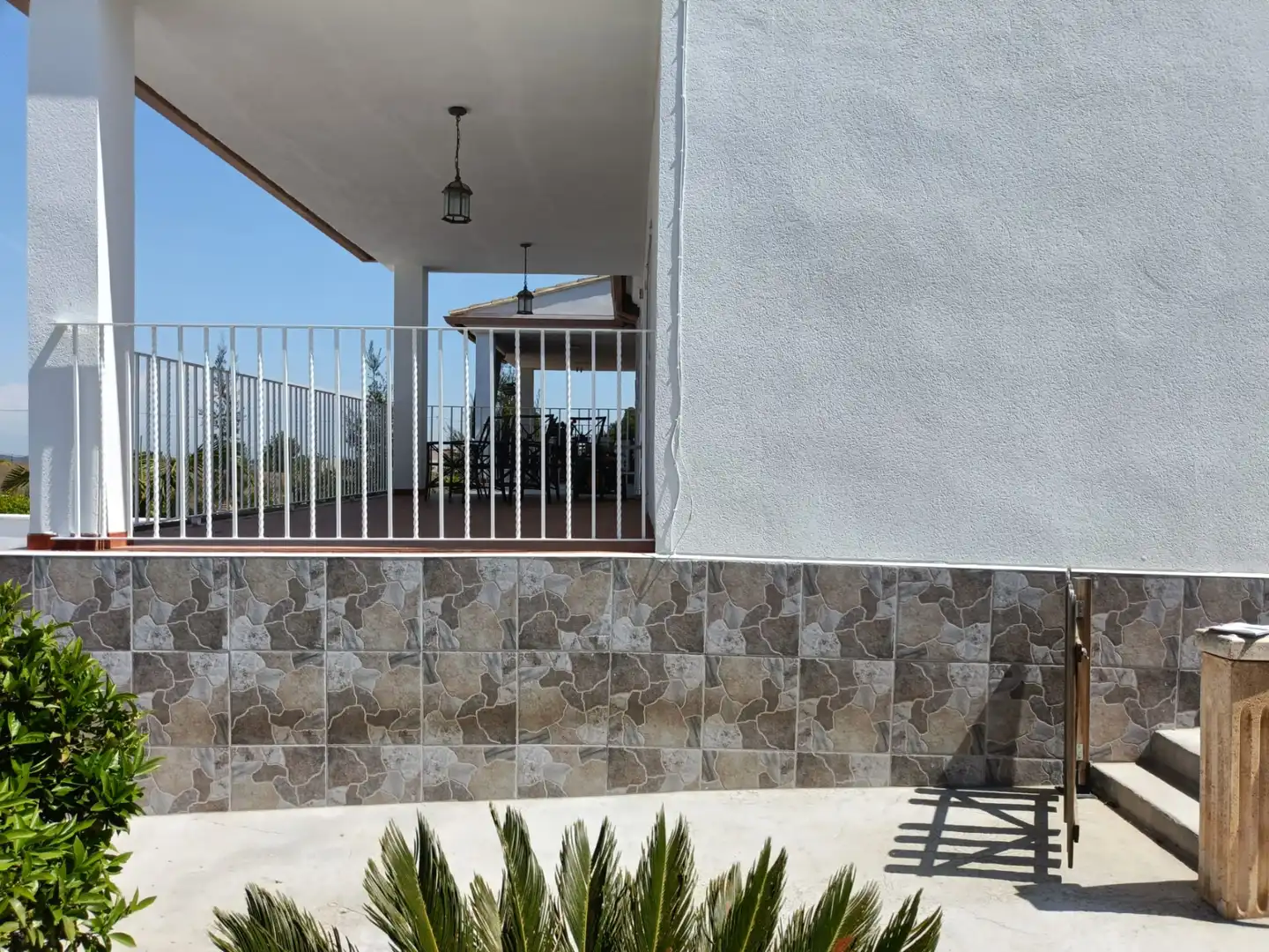 Terrassa de Casa adosada de lloguer en Montserrat amb Calefacció, Jardí privat i Parquet