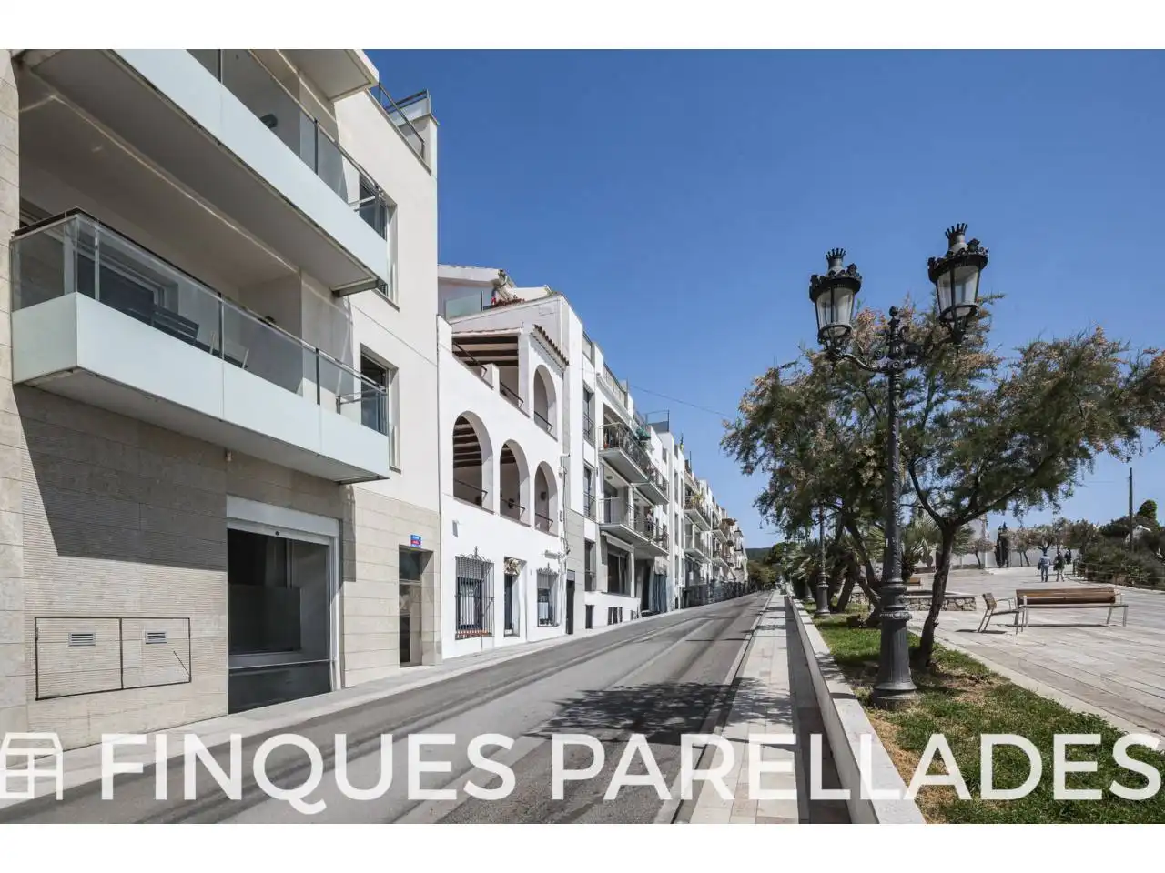 Exterior view of Attic for sale in Sitges  with Air Conditioner, Heating and Parquet flooring