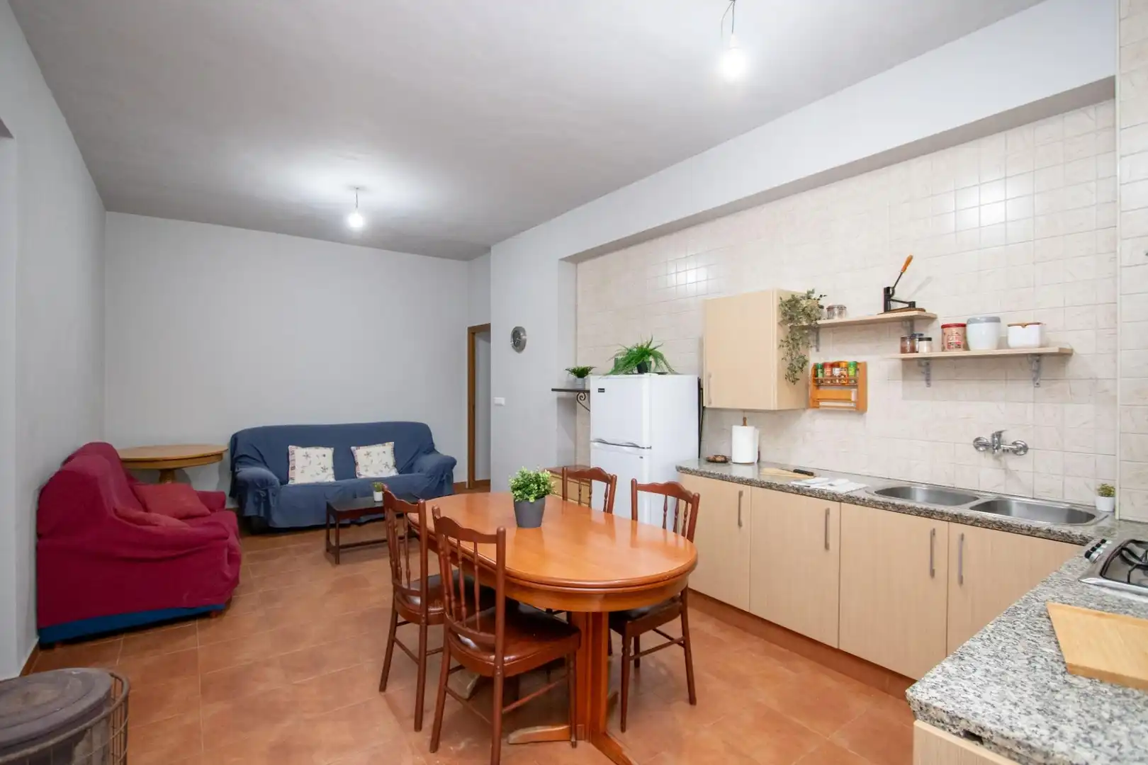 Cuina de Finca rústica en venda en Benlloc amb Jardí privat, Terrassa i Traster