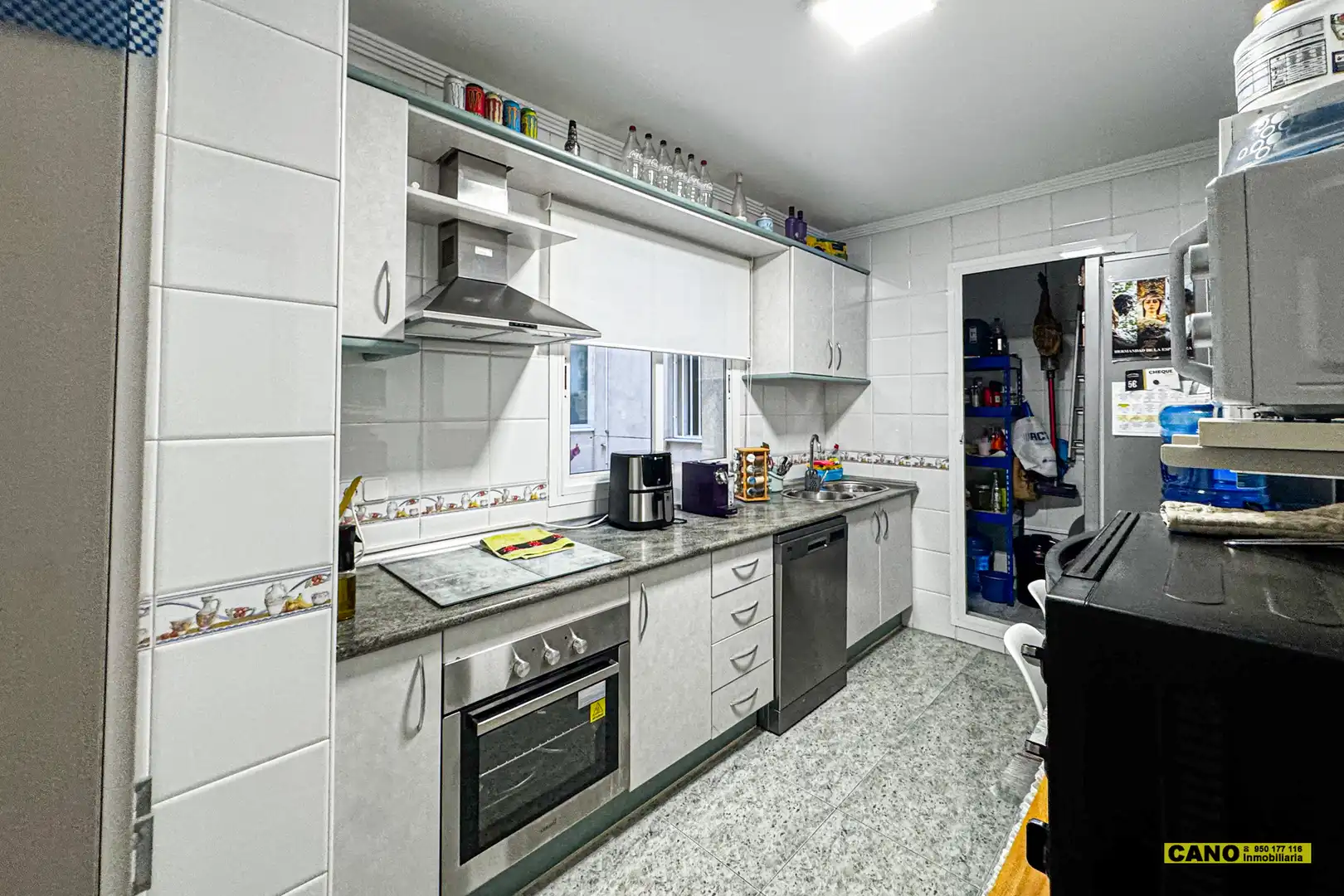 Kitchen of Flat for sale in Roquetas de Mar  with Air Conditioner, Heating and Terrace