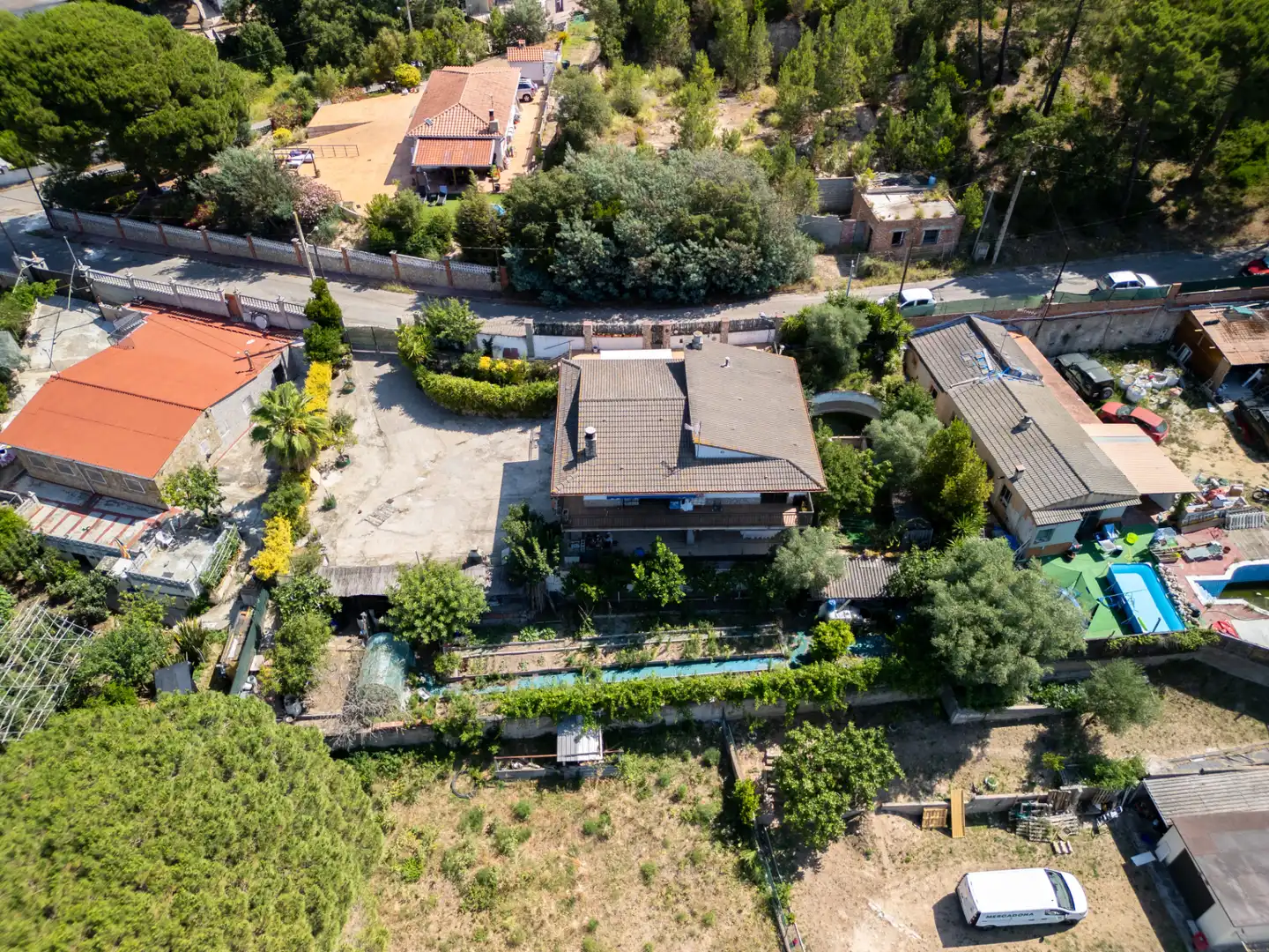 Vista exterior de Casa o xalet en venda en Maçanet de la Selva amb Calefacció, Jardí privat i Terrassa
