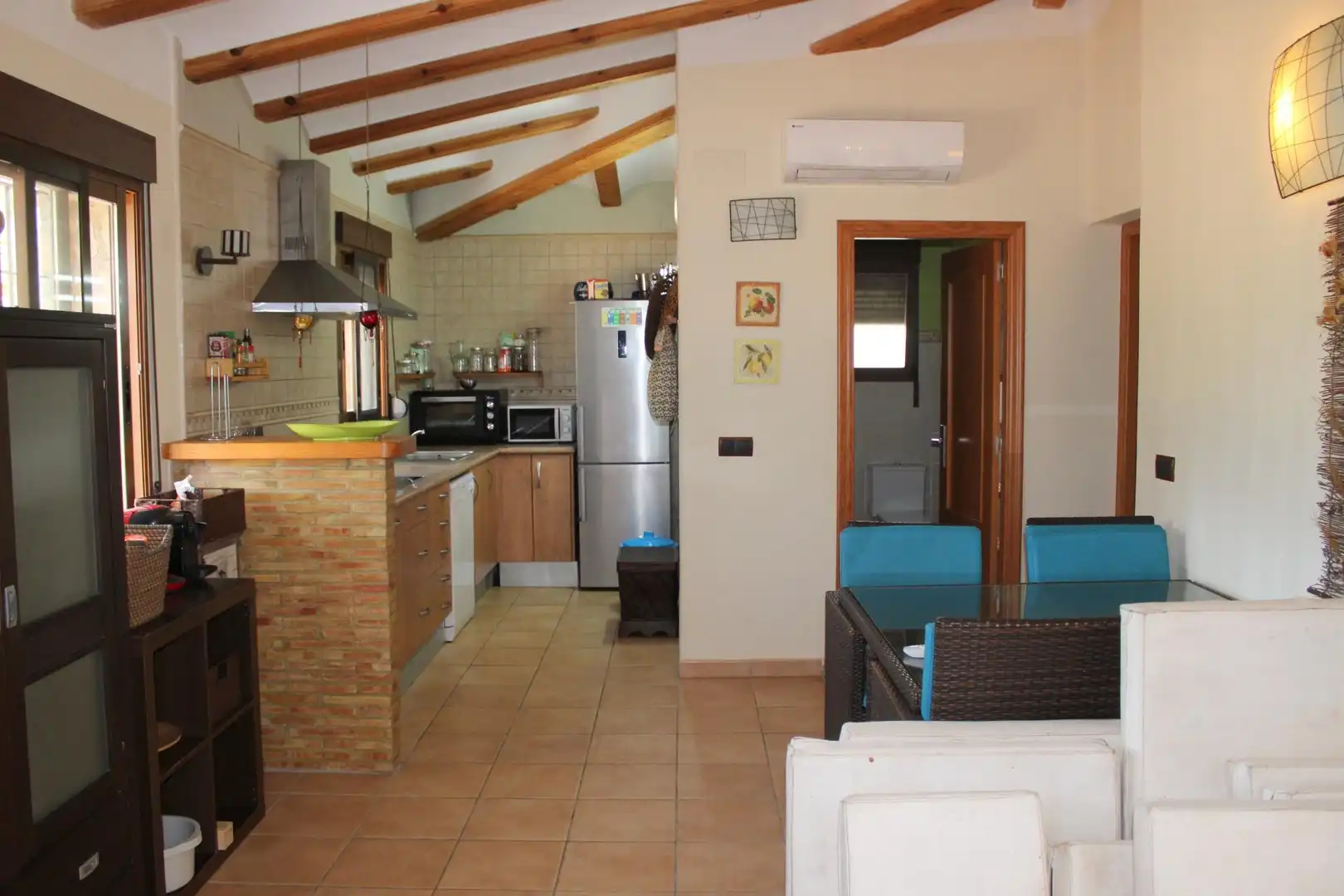 Cocina de Casa o chalet en venta en La Vall de Gallinera con Aire acondicionado, Jardín privado y Trastero