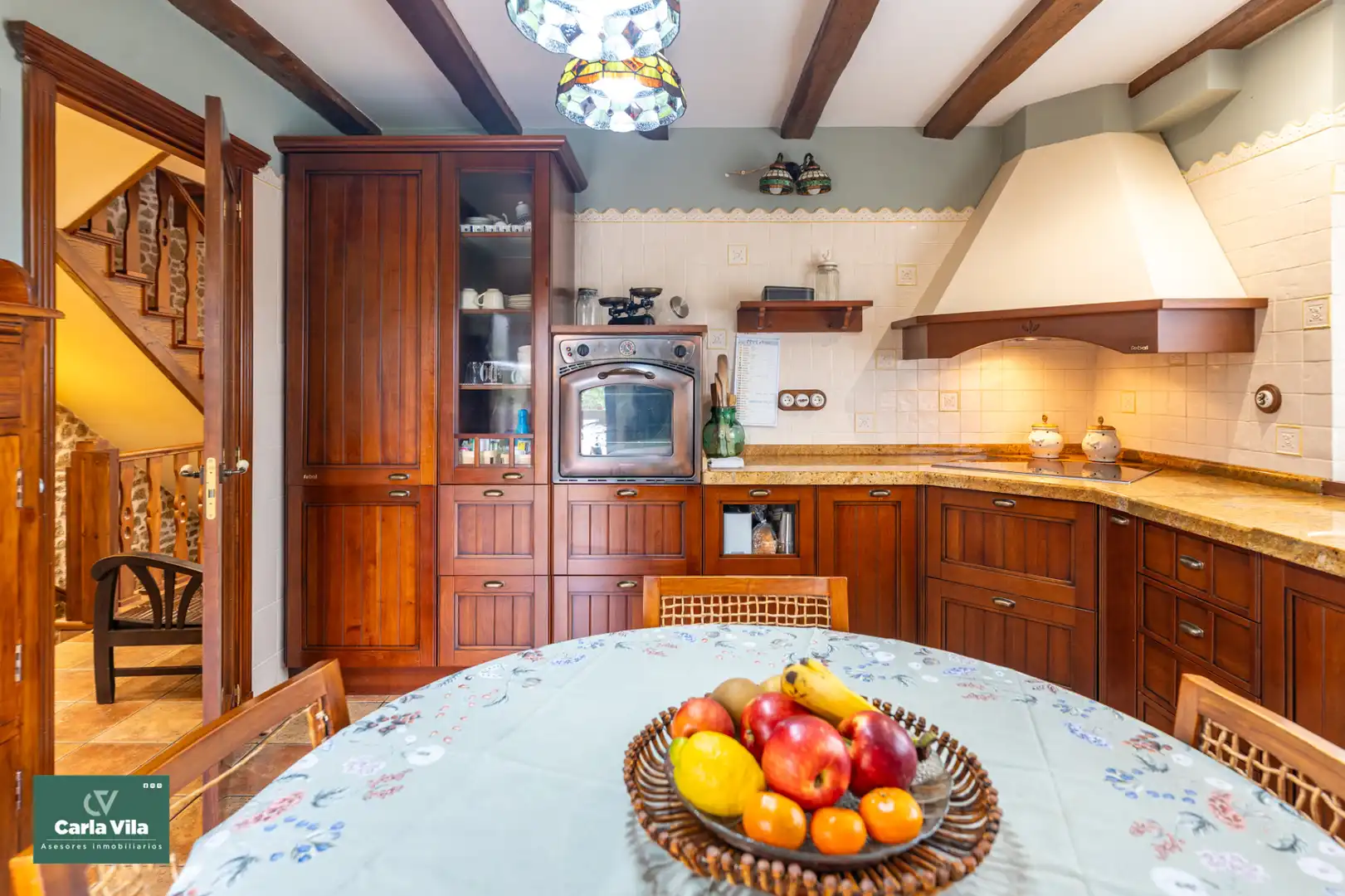 Kitchen of Houses for sale in Lugo  with Heating, Private garden and Parquet flooring