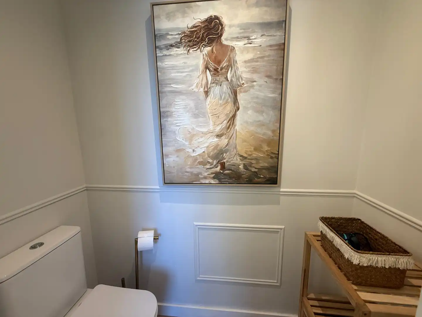 Baño de Casa adosada de alquiler en Estepona con Calefacción, Jardín privado y Alarma