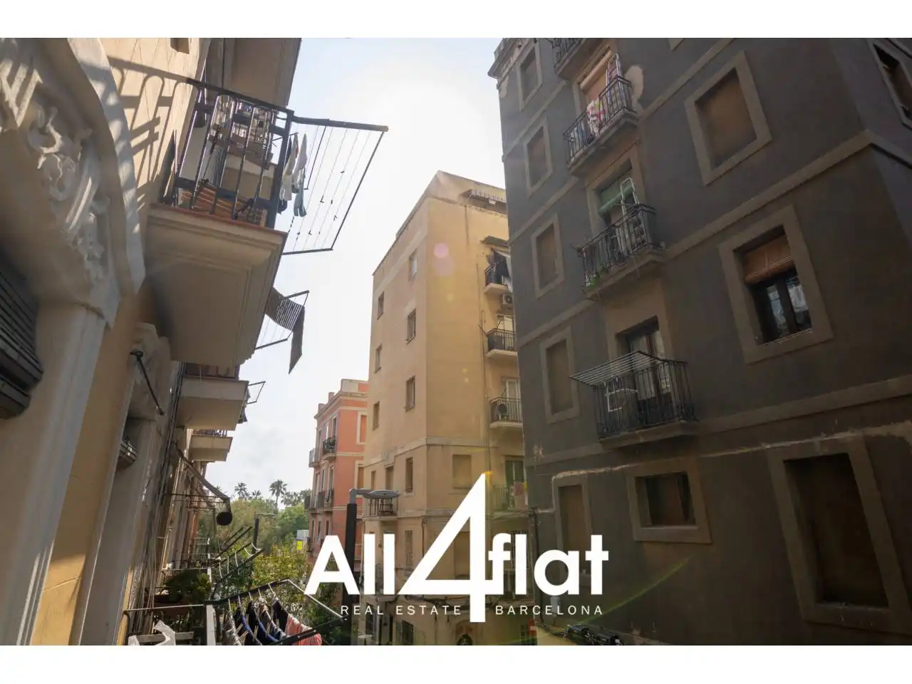 Vista exterior de Piso de alquiler en Barcelona con Aire acondicionado, Parquet y Amueblado