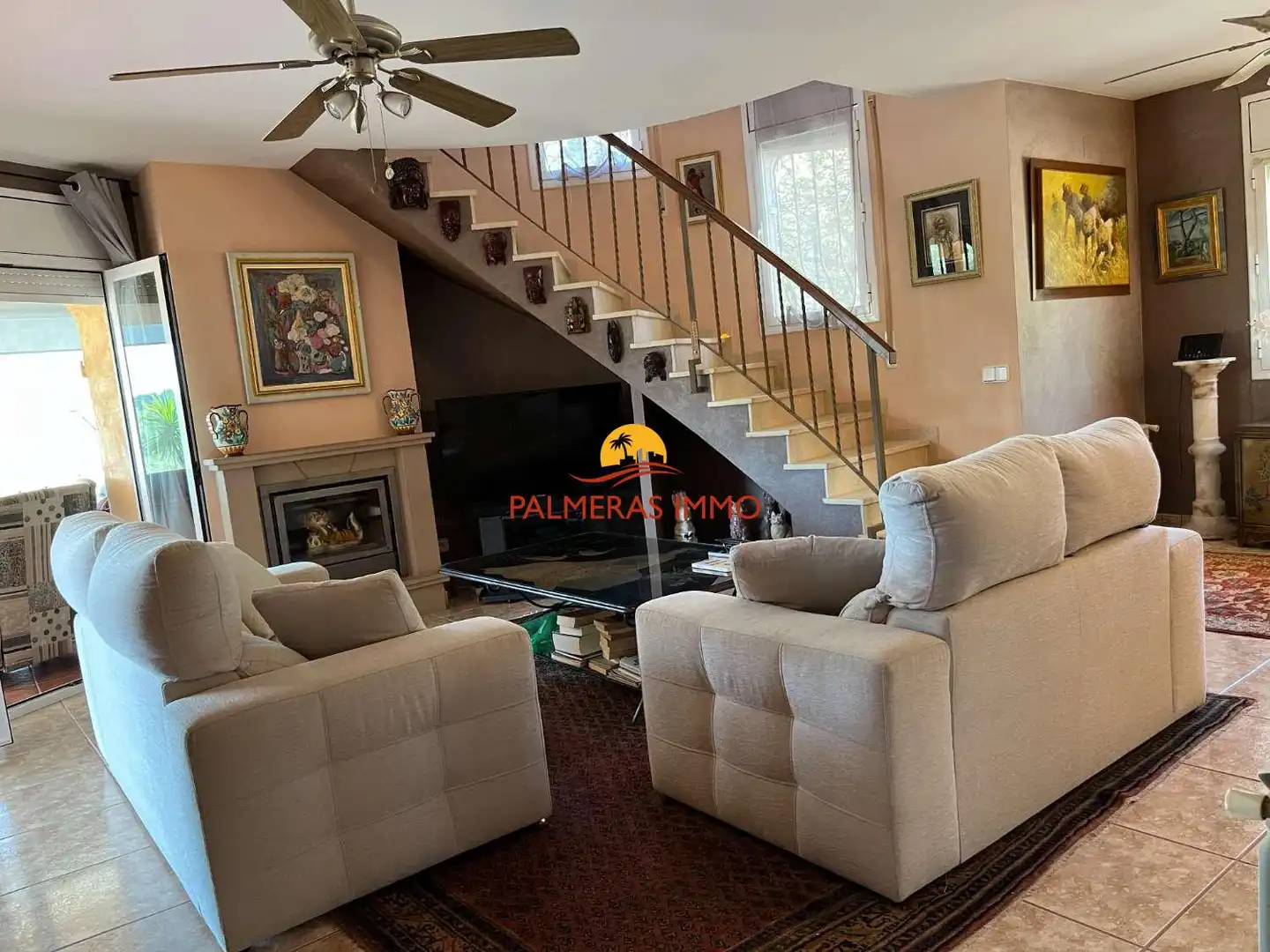 Sala d'estar de Casa o xalet en venda en Pratdip