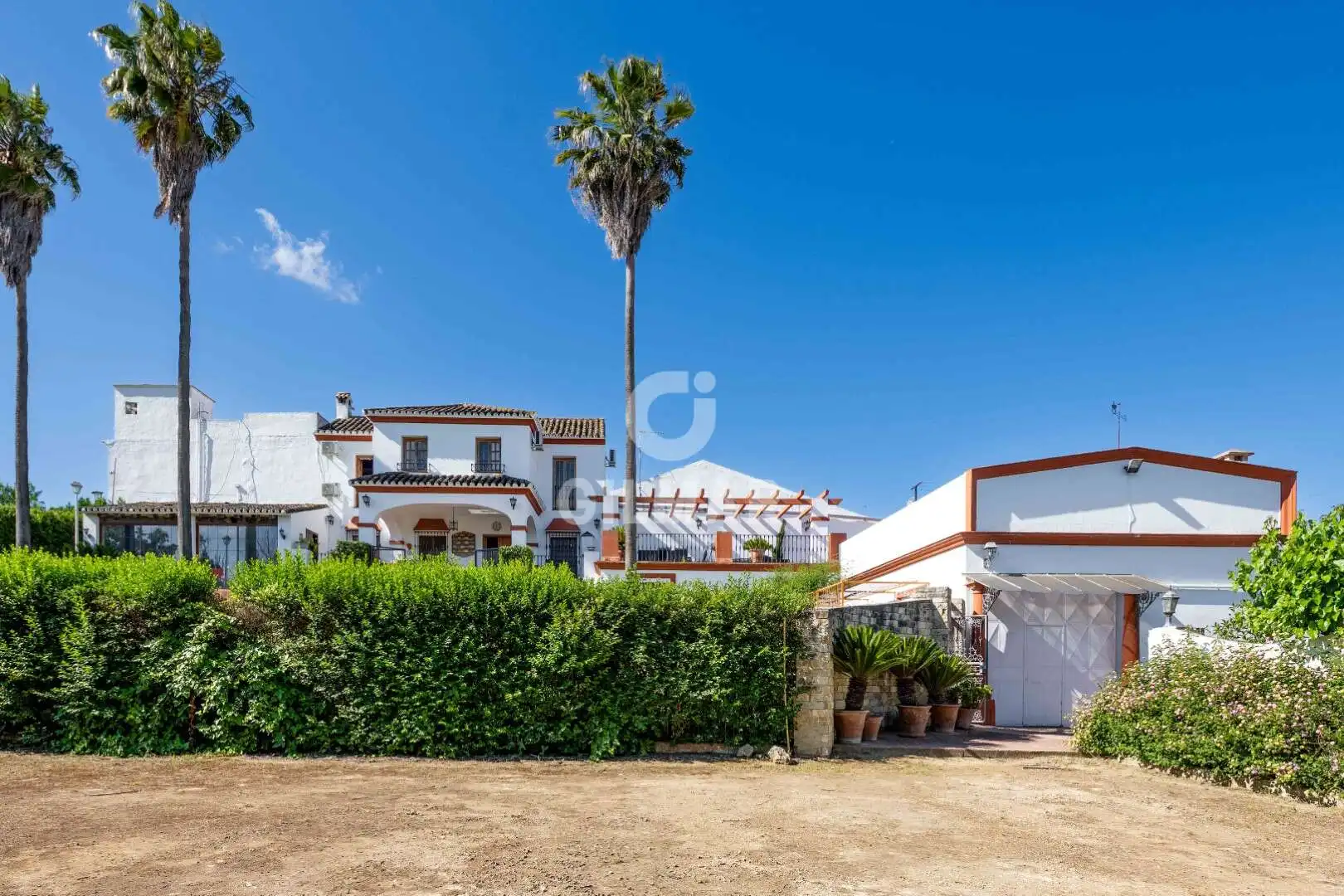 Exterior view of Houses for sale in Villamartín  with Heating, Private garden and Swimming Pool