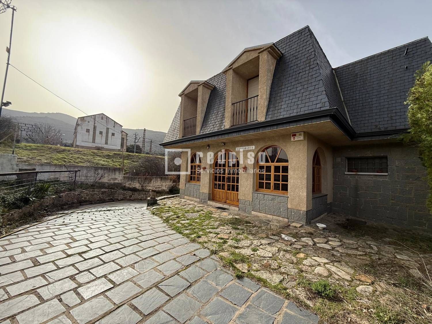 Exterior view of Houses for sale in Otero de Herreros  with Heating and Terrace