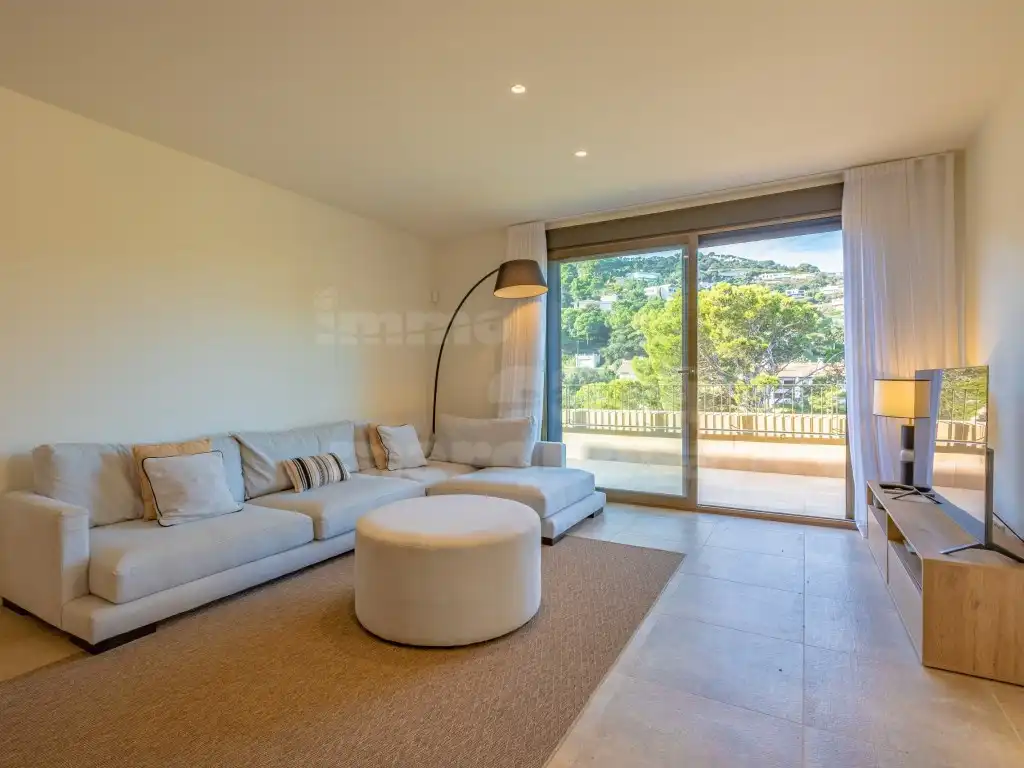 Sala de estar de Apartamento de alquiler en Begur