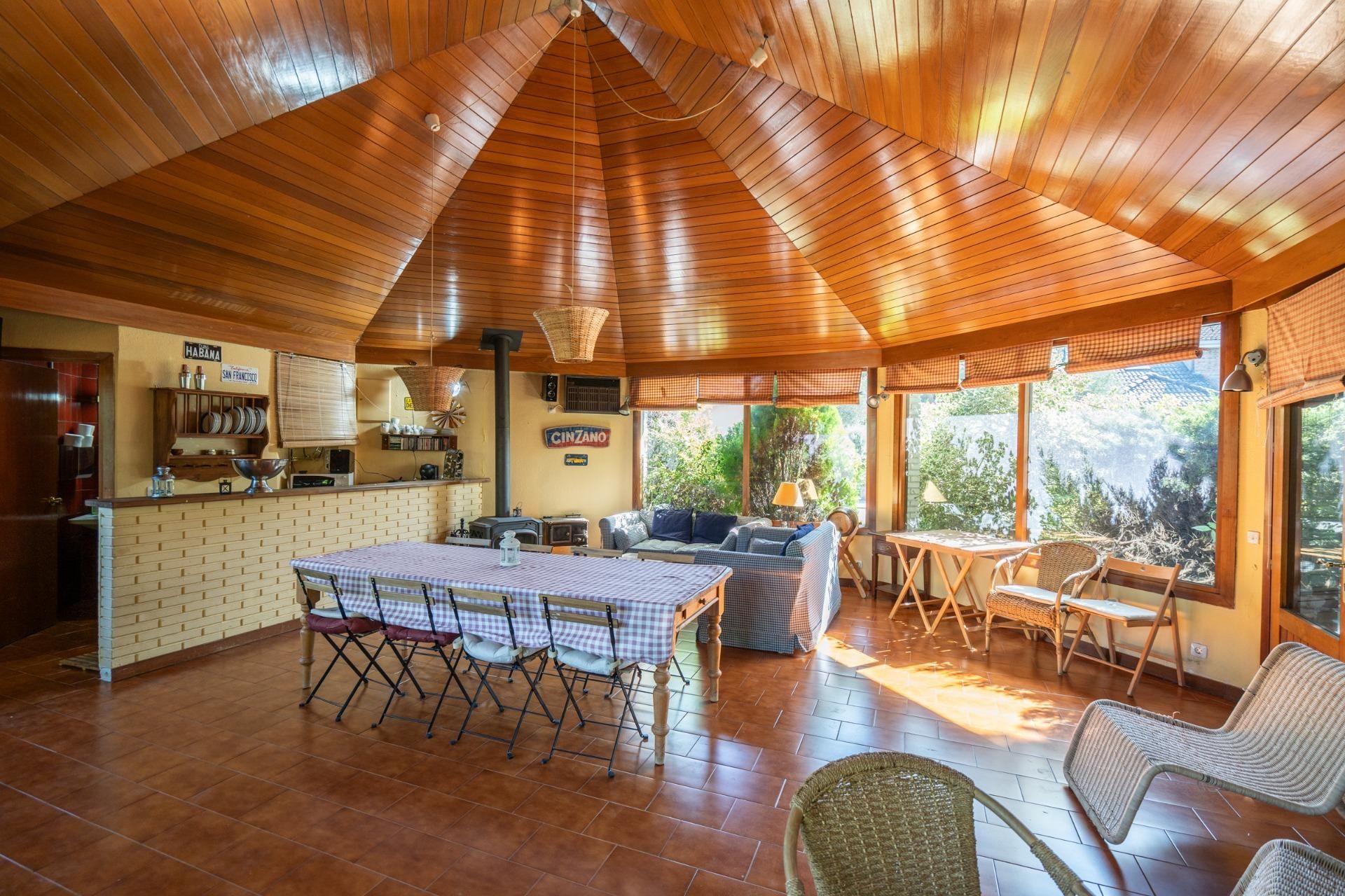 Dining room of Single-family semi-detached for sale in Becerril de la Sierra  with Heating, Private garden and Terrace