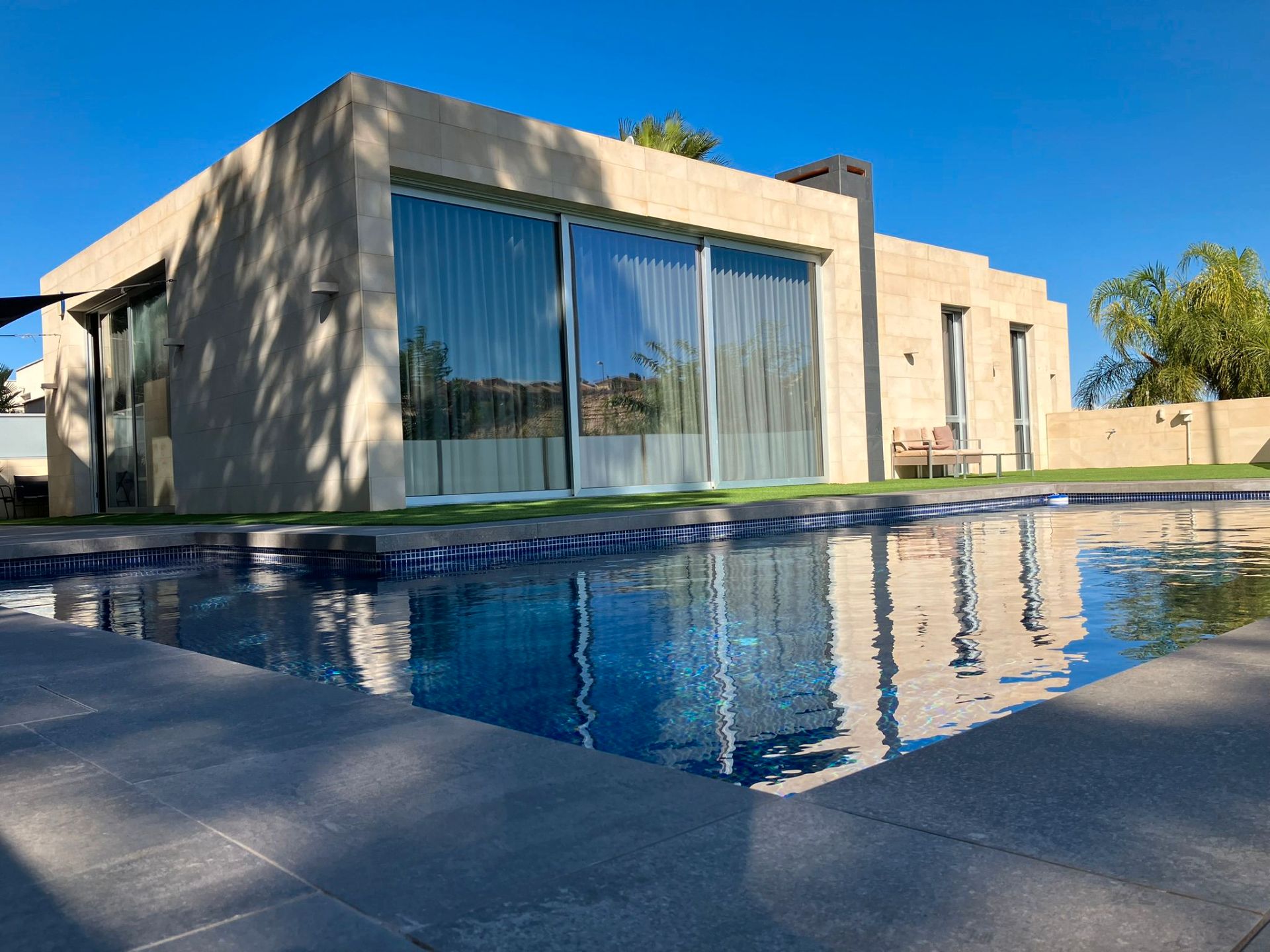 Piscina de Casa o xalet en venda en Molina de Segura amb Aire condicionat, Jardí privat i Piscina
