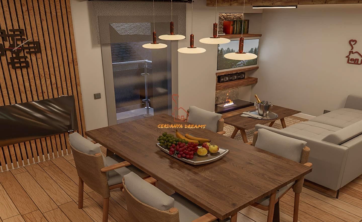 Comedor de Casa o chalet en venta en Enveitg con Calefacción, Jardín privado y Parquet