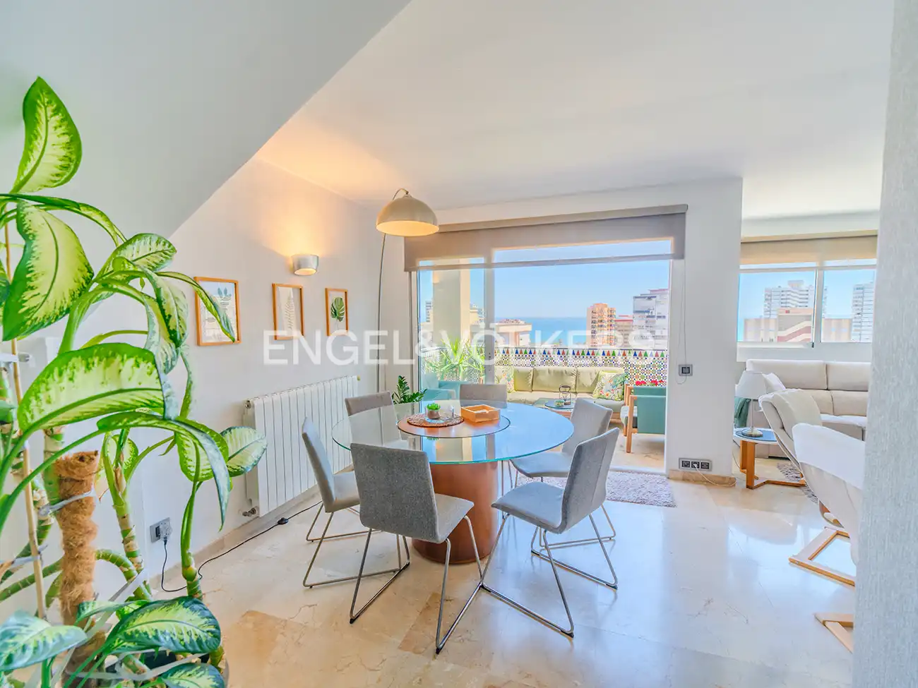 Comedor de Ático en venta en Alicante / Alacant con Aire acondicionado, Calefacción y Terraza