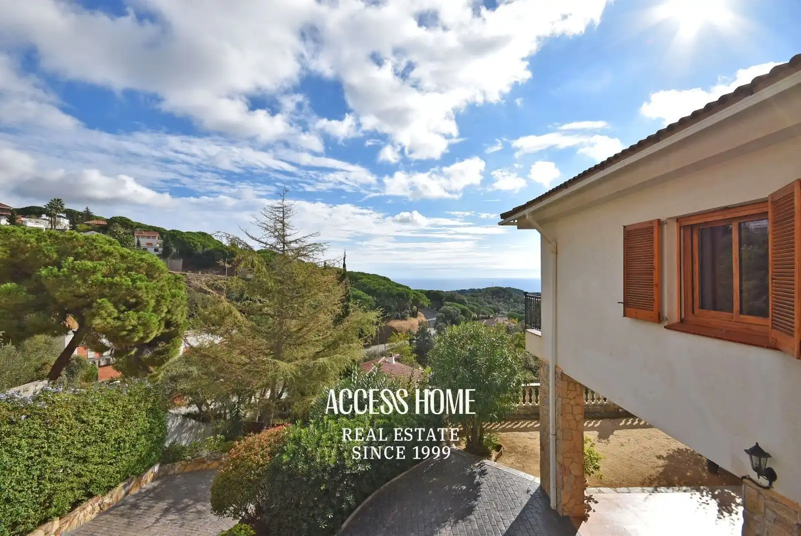 Exterior view of Houses for sale in Arenys de Munt  with Heating, Terrace and Swimming Pool