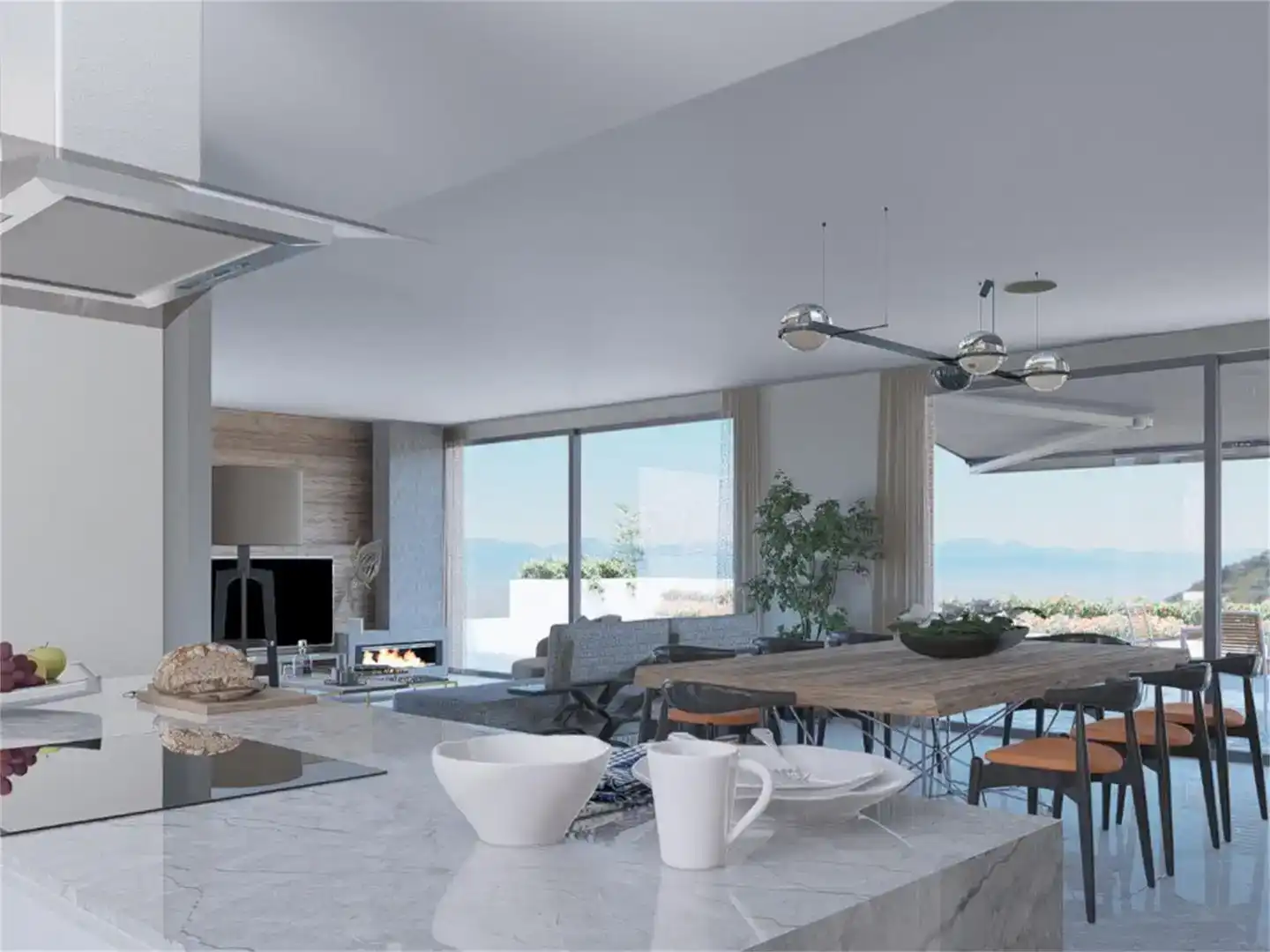 Sala d'estar de Casa o xalet en venda en Sant Pere de Riudebitlles amb Aire condicionat i Piscina