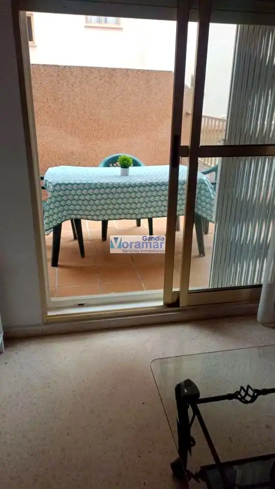 Terrassa de Apartament en venda en Gandia amb Aire condicionat, Jardí privat i Terrassa