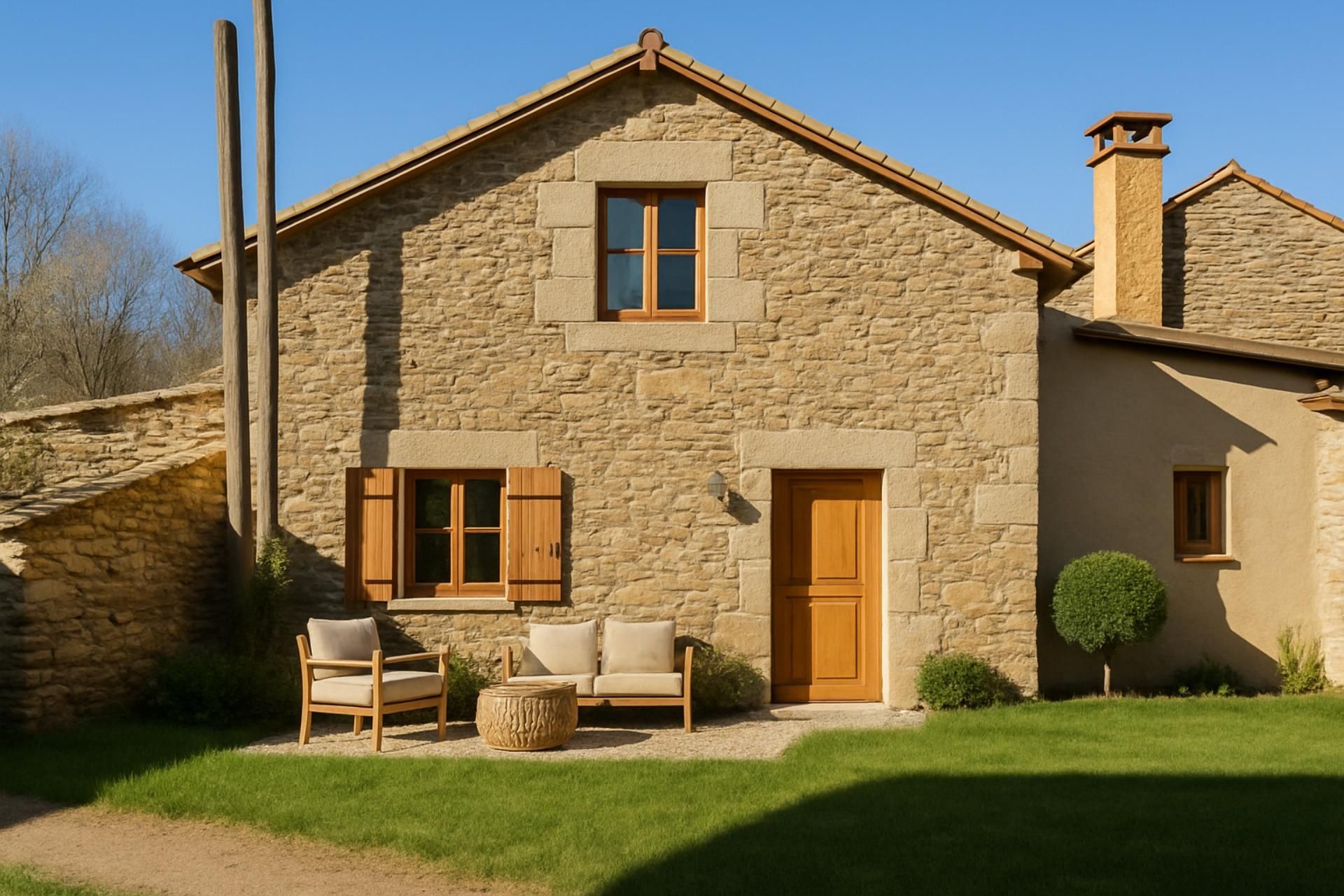 Exterior view of Country house for sale in Aranga  with Private garden