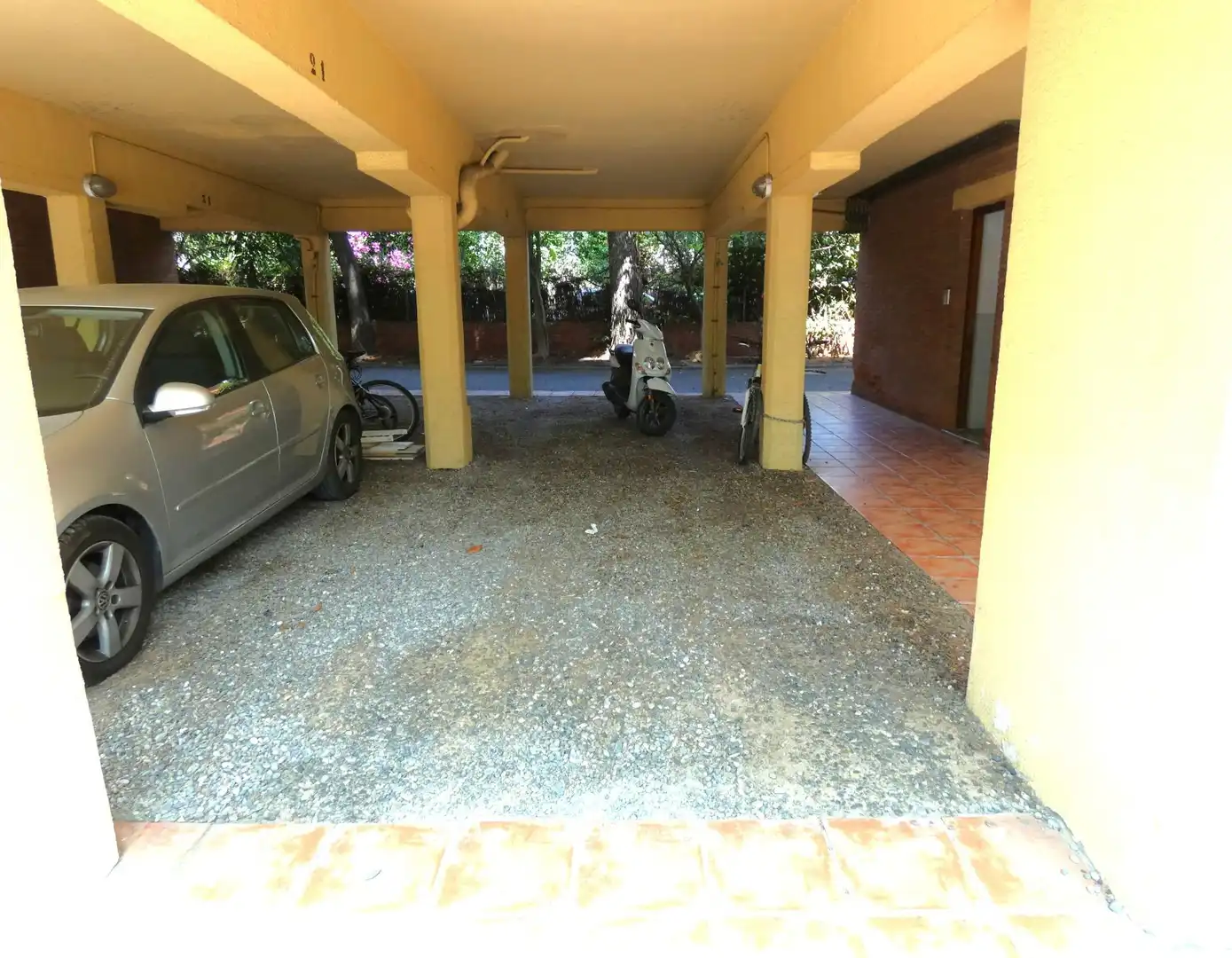 Parking of Flat for sale in Castelldefels  with Air Conditioner, Heating and Parquet flooring