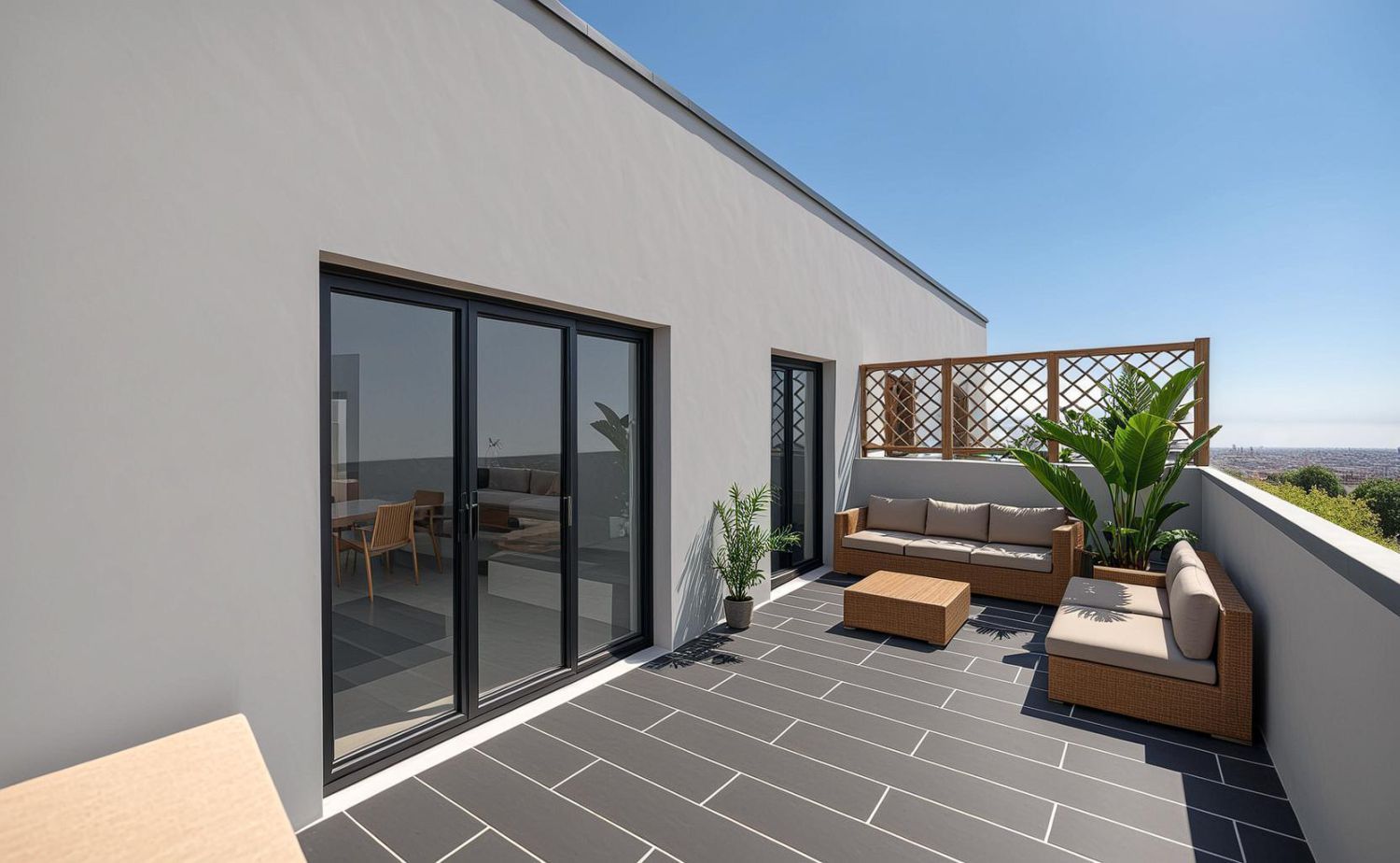 Terrasse von Dachboden zum verkauf in Santa Marta de Tormes mit Heizung und Terrasse