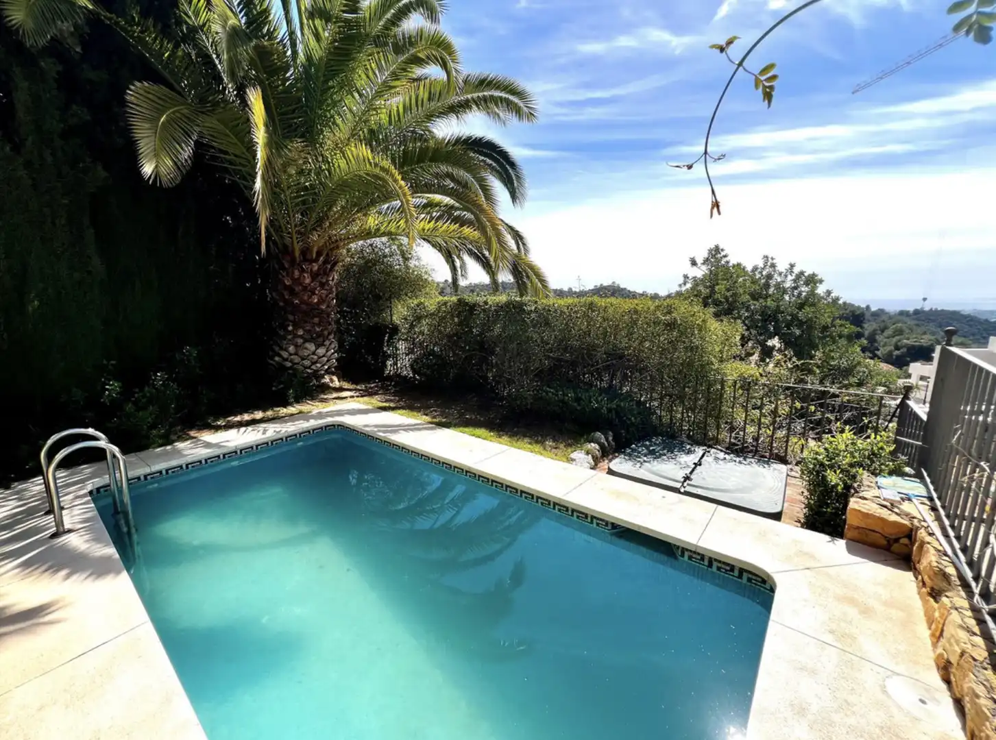 Piscina de Casa o xalet en venda en Istán amb Aire condicionat, Jardí privat i Terrassa