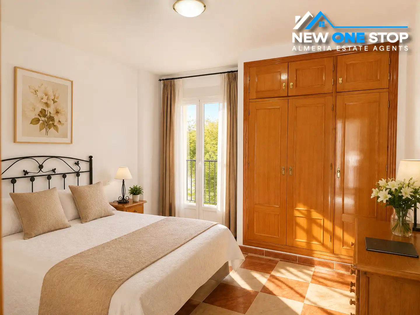 Bedroom of Detached homes for sale in Garrucha  with Terrace, Furnished and Oven