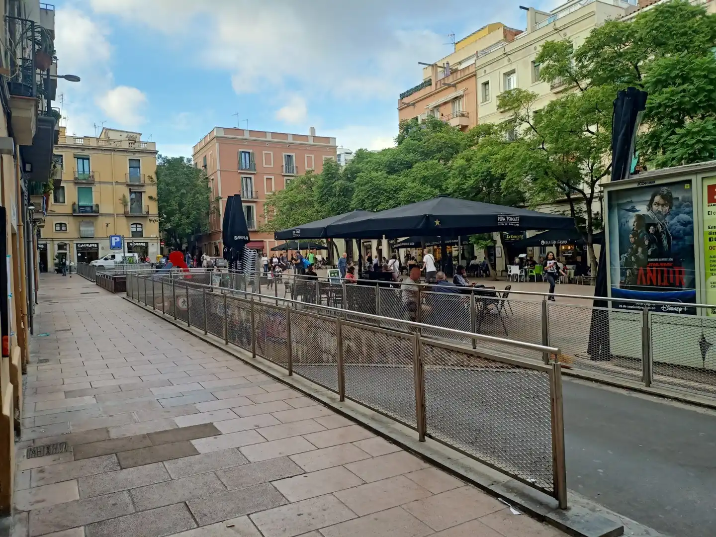 Vista exterior de Piso en venta en Barcelona con Aire acondicionado, Terraza y Alarma