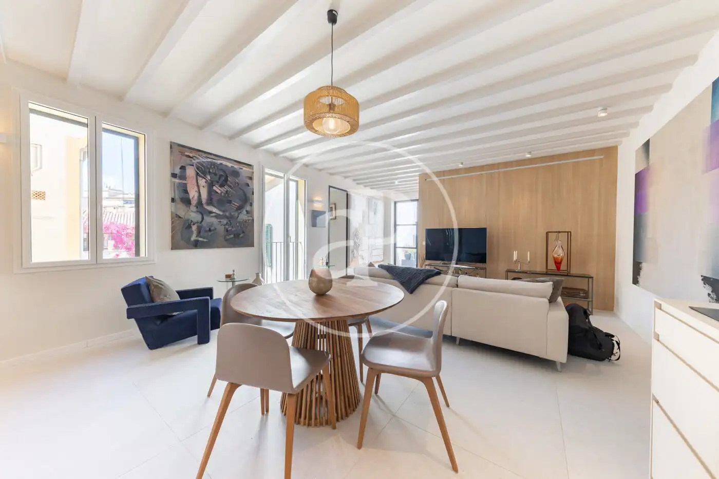 Sala de estar de Piso en venta en  Palma de Mallorca con Aire acondicionado, Calefacción y Terraza