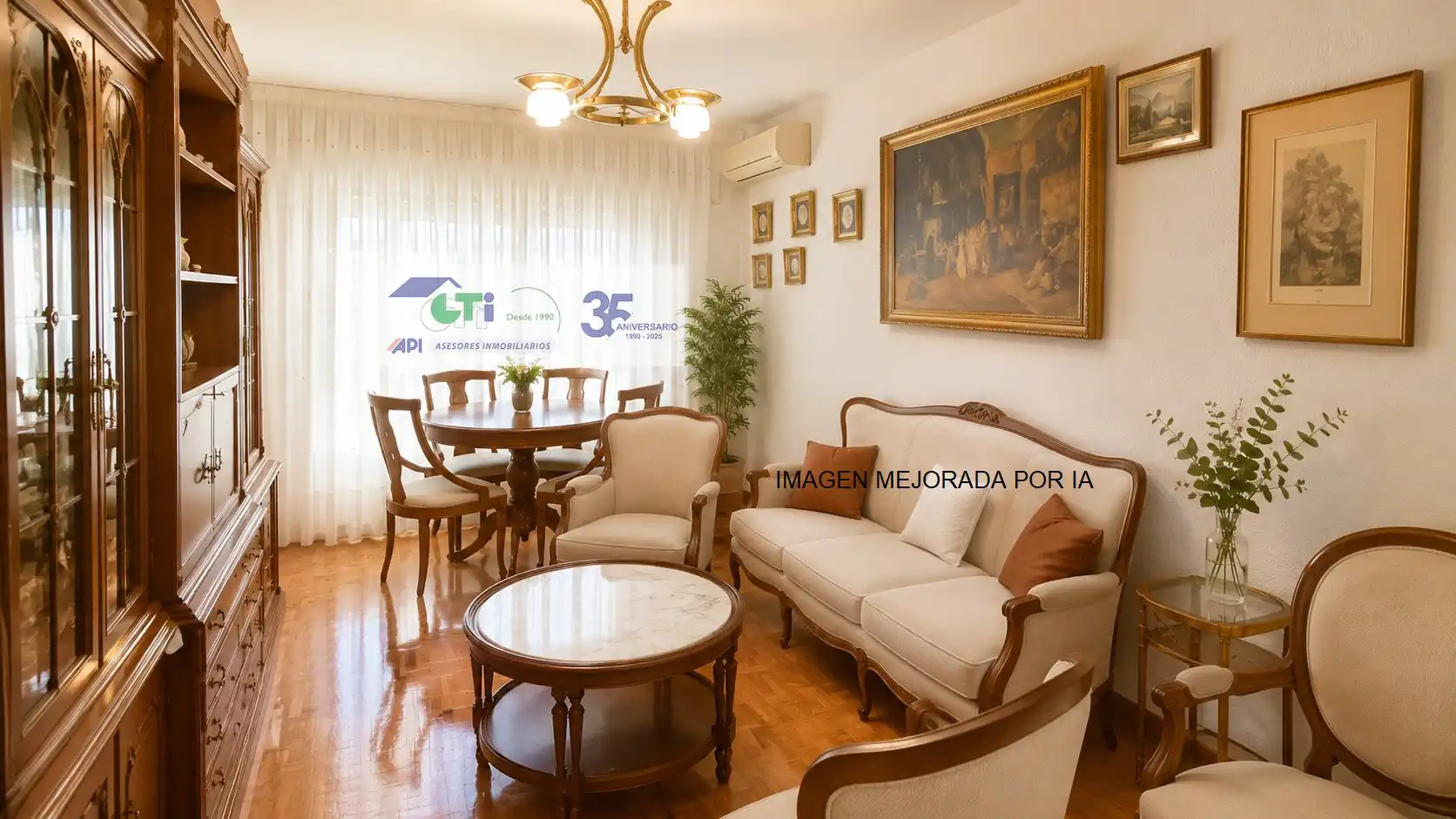 Sala de estar de Piso en venta en Zaragoza