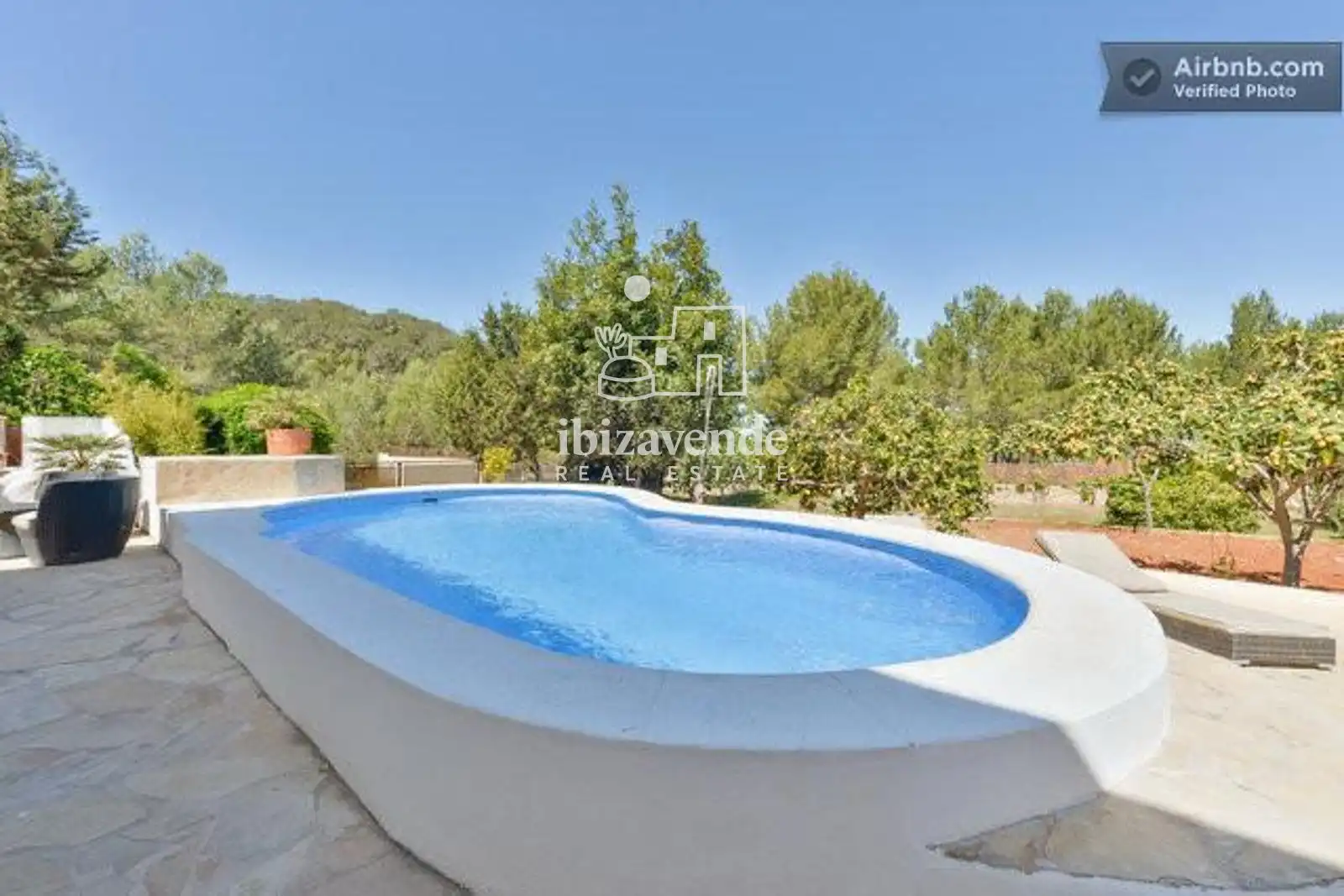 Jardí de Casa o xalet de lloguer en Sant Josep de sa Talaia amb Aire condicionat, Calefacció i Terrassa