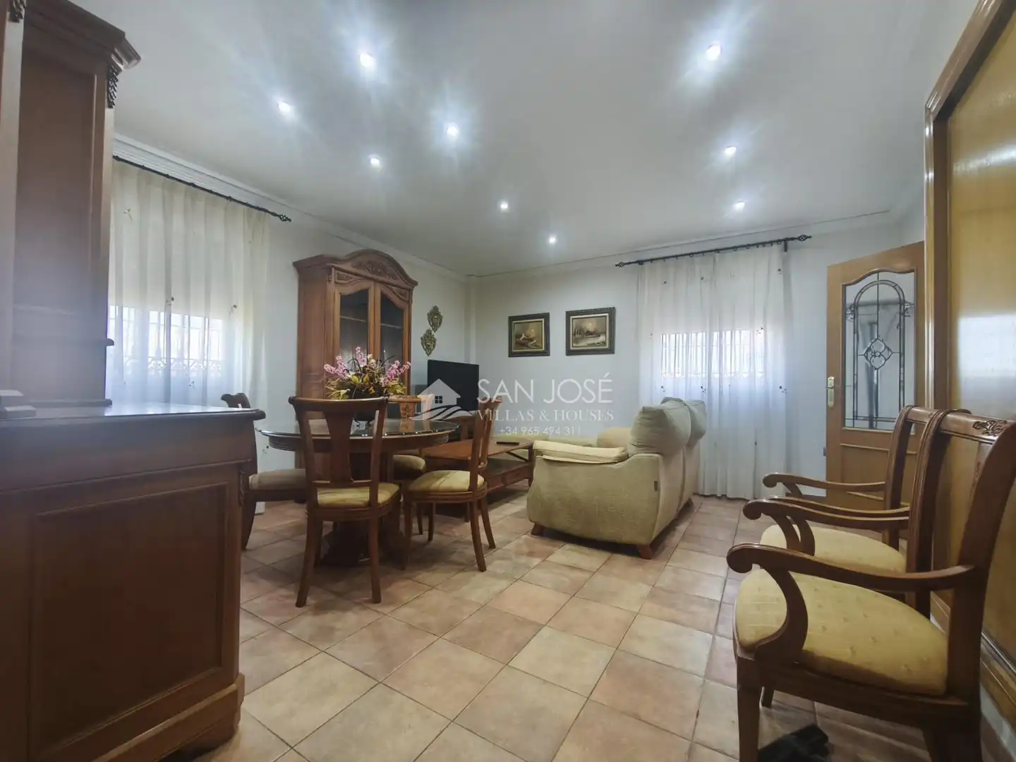 Living room of Houses for rent in Aspe  with Air Conditioner, Heating and Terrace