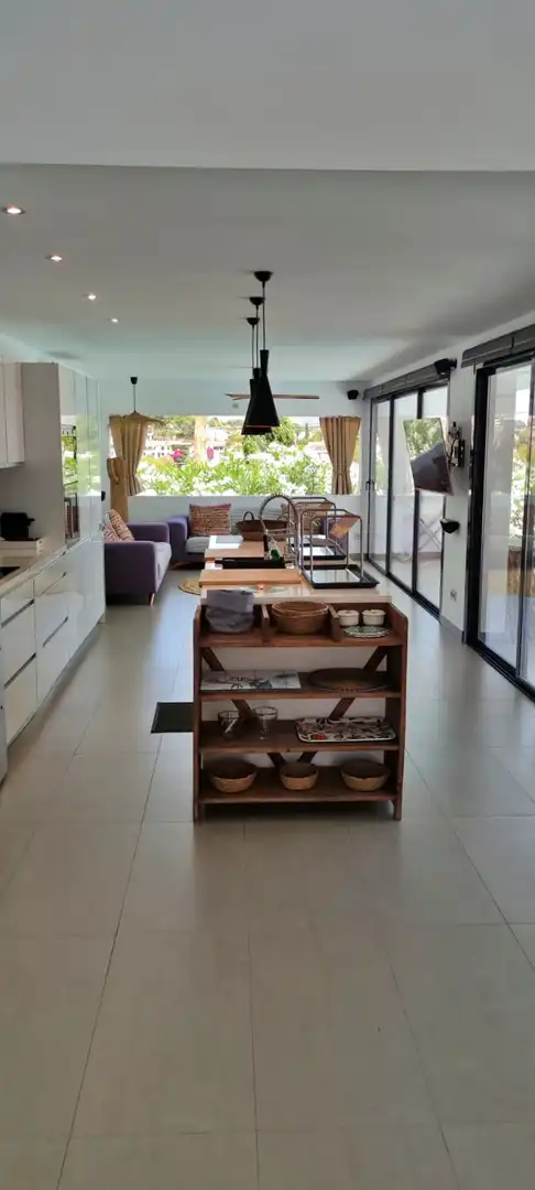 Sala d'estar de Casa o xalet de lloguer en Benissa amb Aire condicionat, Calefacció i Jardí privat