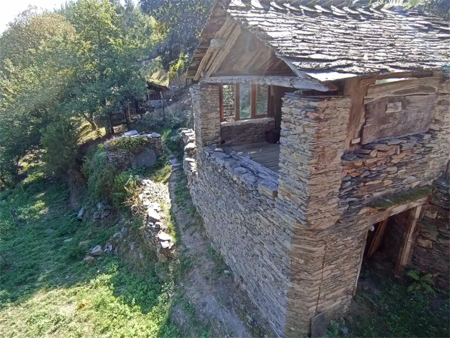 Vista exterior de Casa o xalet en venda en Santa Eulalia de Oscos